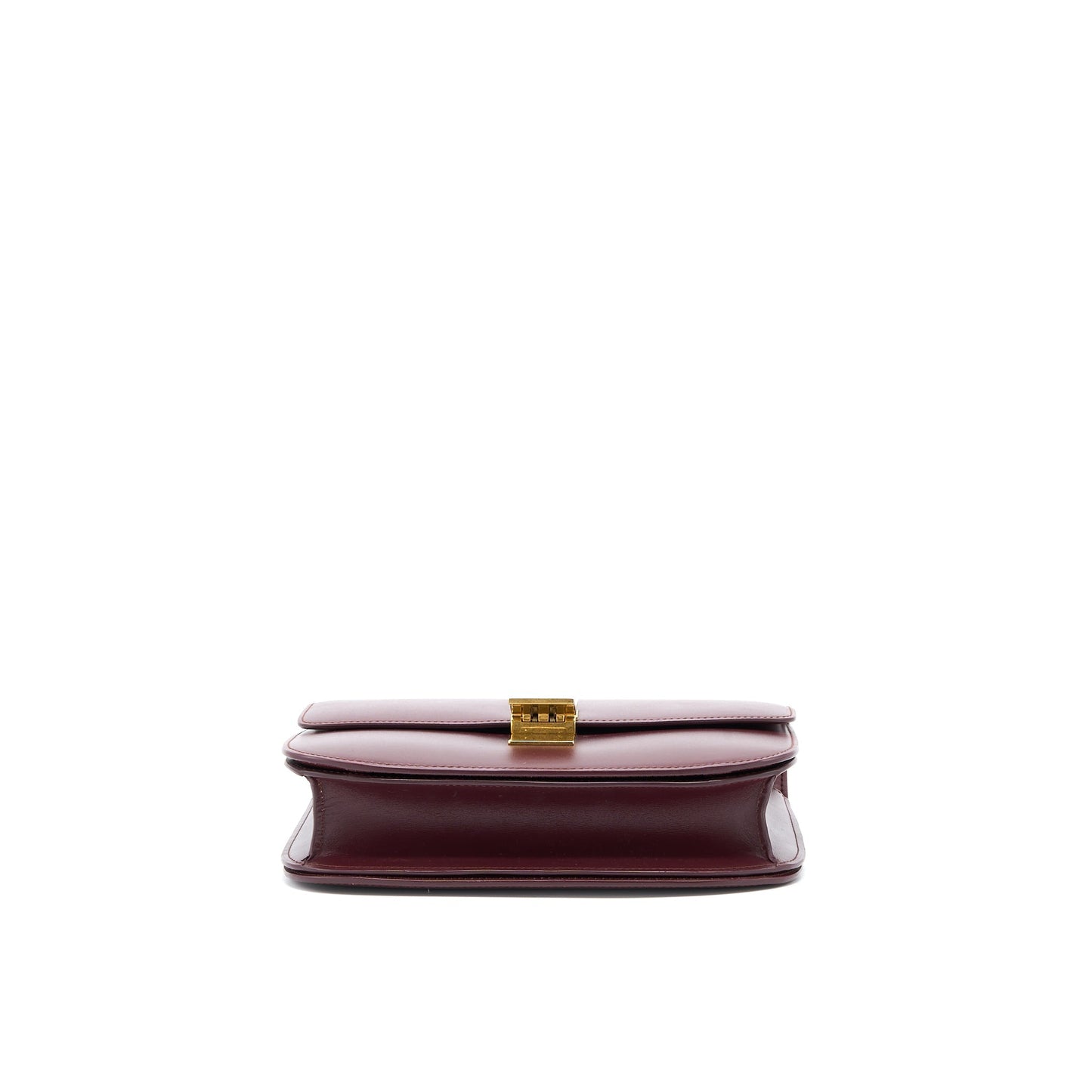 Celine Classic Medium Box Calfskin Burgundy