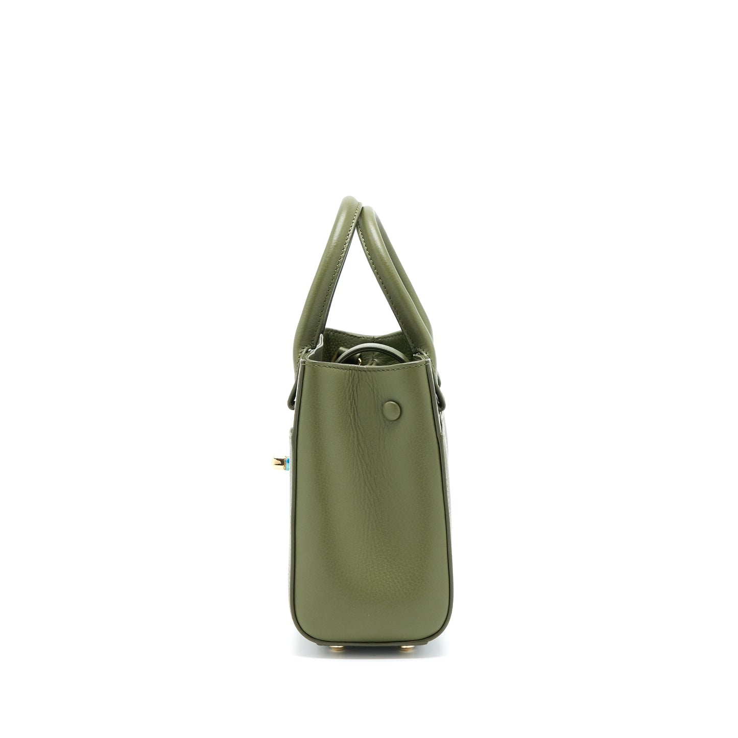 Chanel Small Top Handle Tote Calfskin Green L