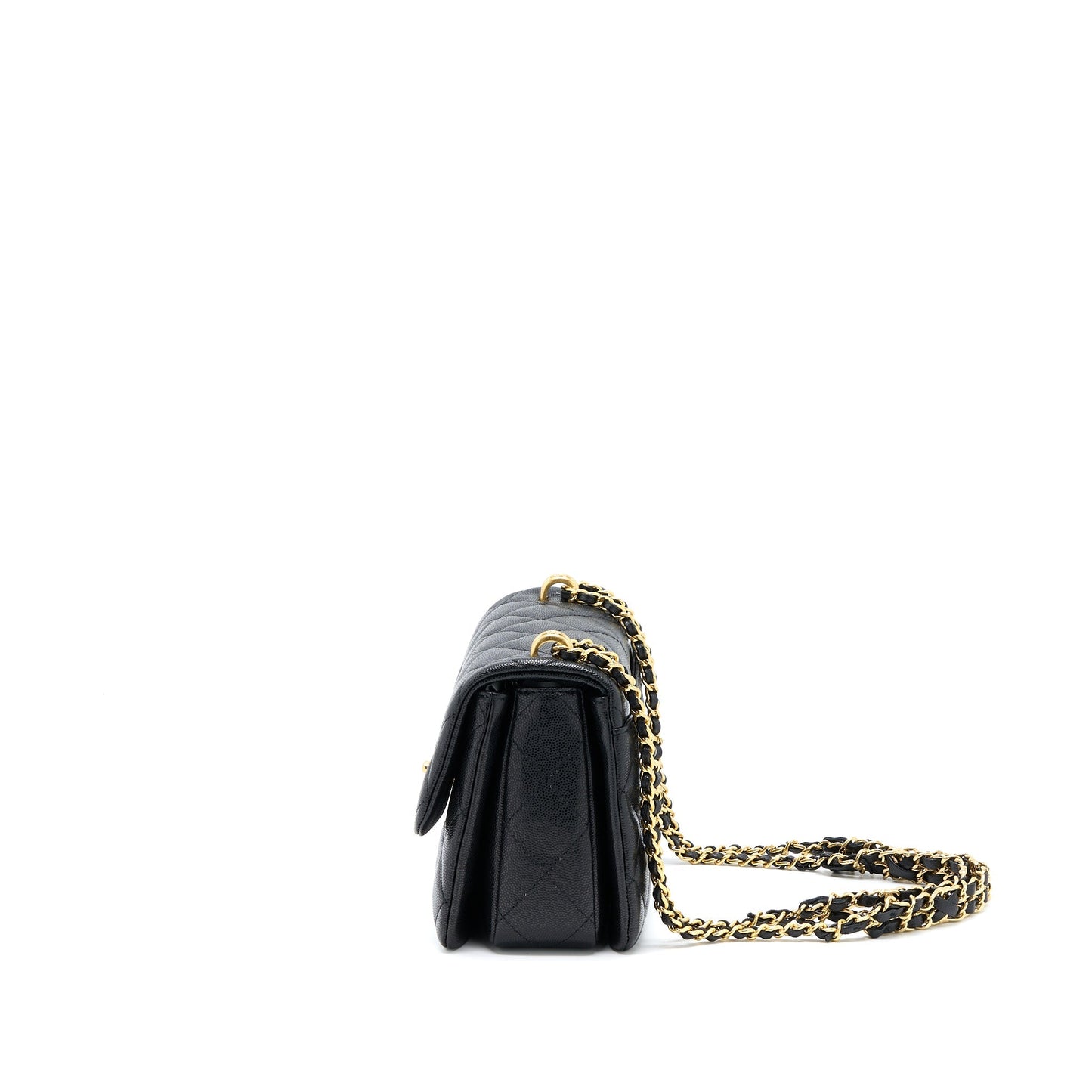 Chanel 22K Coco First Caviar Leather Black  (Microchip)