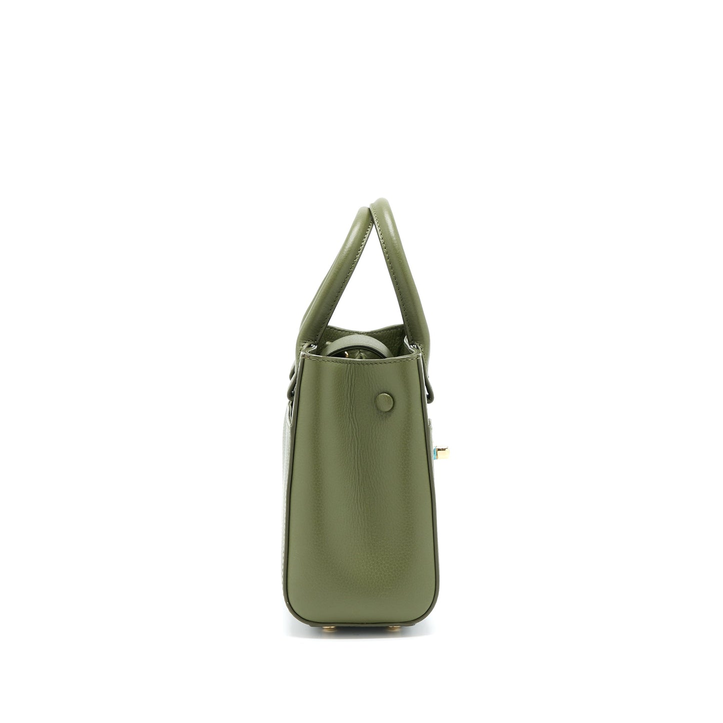 Chanel Small Top Handle Tote Calfskin Green L