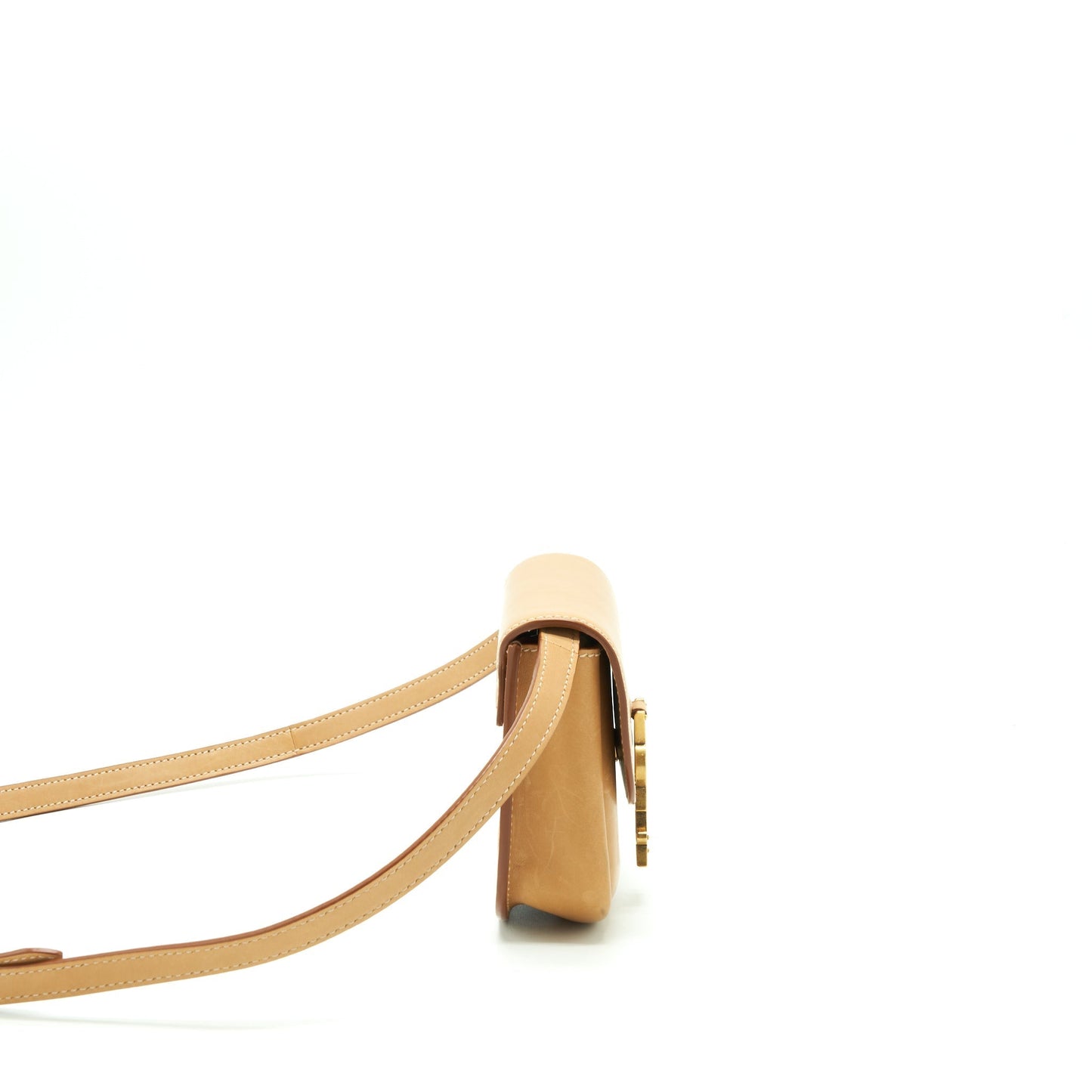 Saint Laurent/ Vintage Kaia Purse Calfskin Tan