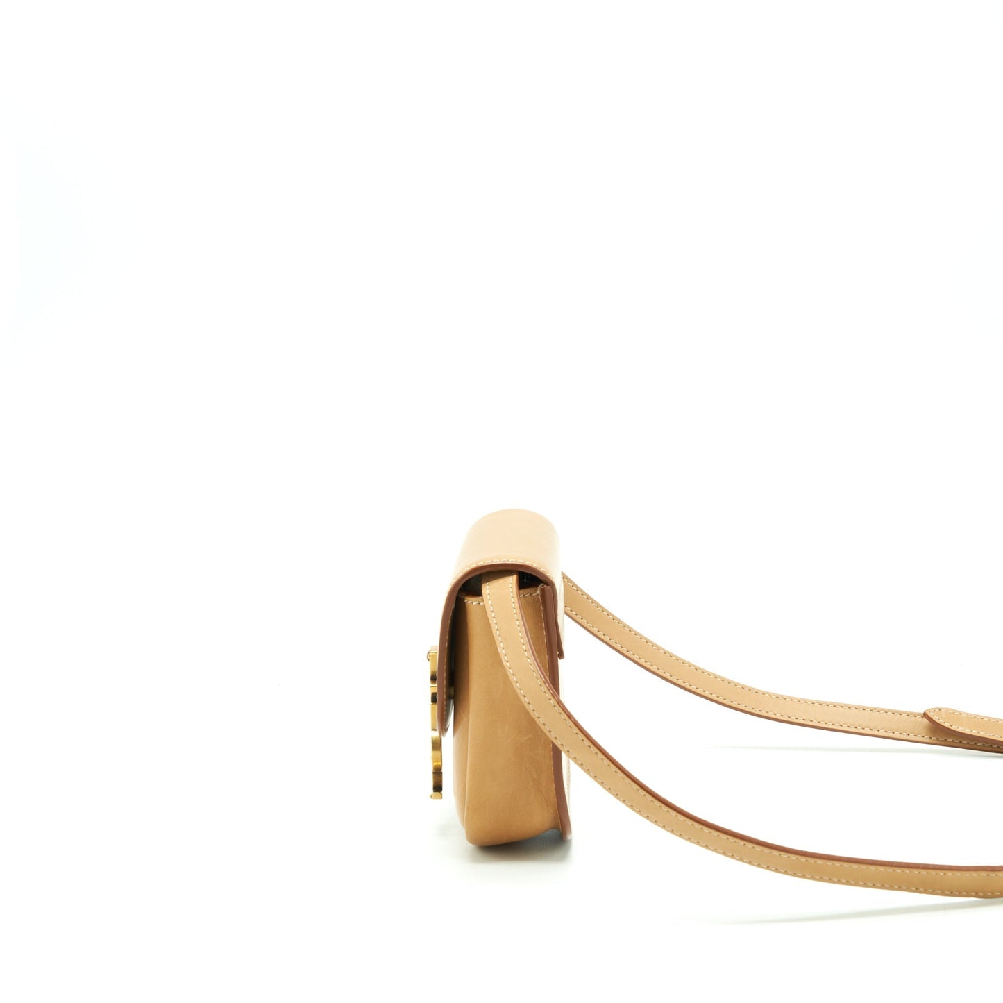Saint Laurent/ Vintage Kaia Purse Calfskin Tan