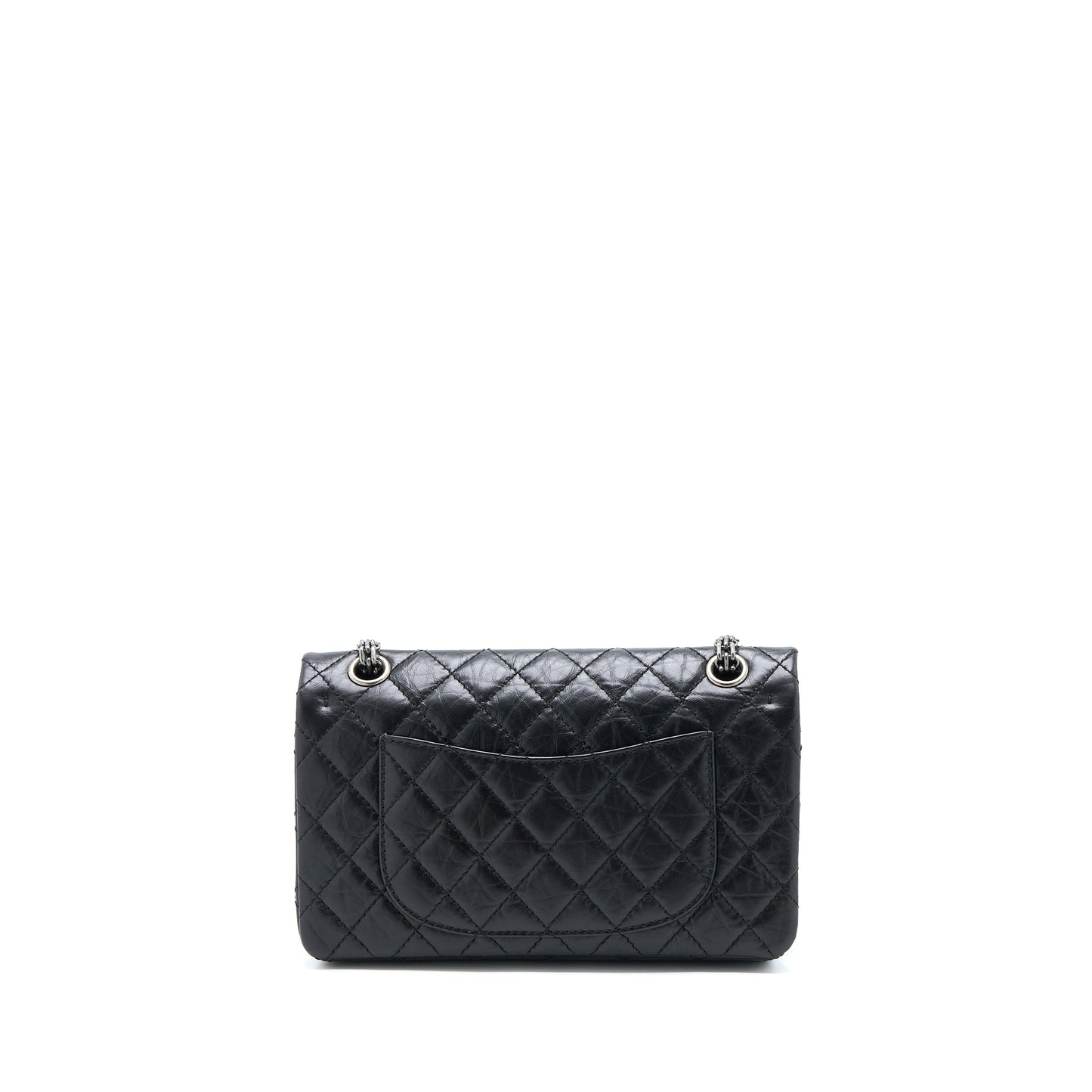Chanel 2.55 Small Reissue Flap Bag Aged Calfskin Ruthenium  (Microchip)