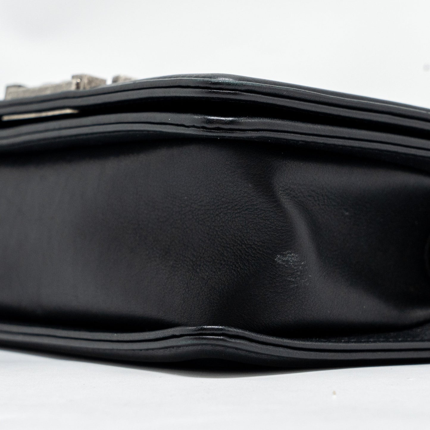Chanel Small Boy Bag Lambskin Black Ruthenium