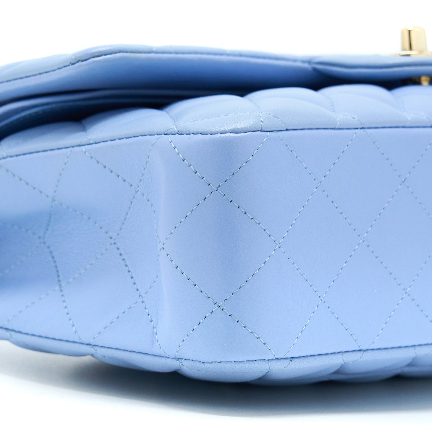 Chanel Classic Flap Bag Lambskin NA104 Light Blue L