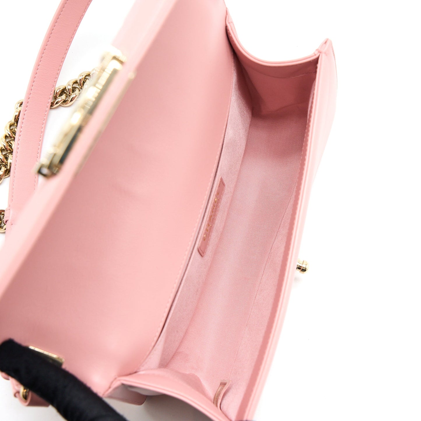 Chanel Medium Boy Bag Calfskin Pink L
