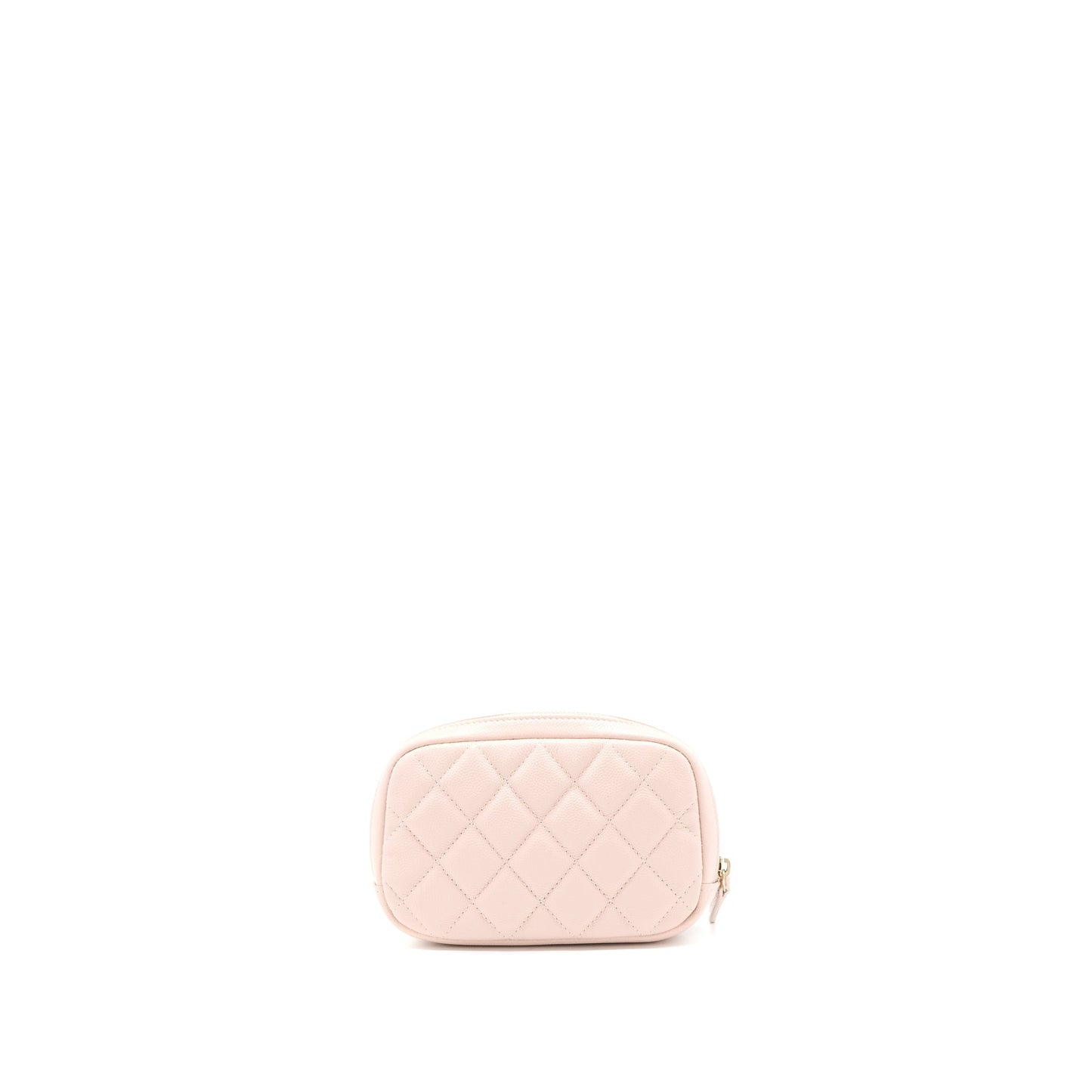 Chanel 21C Small Cosmetic Pouch Caviar Rose Clair L