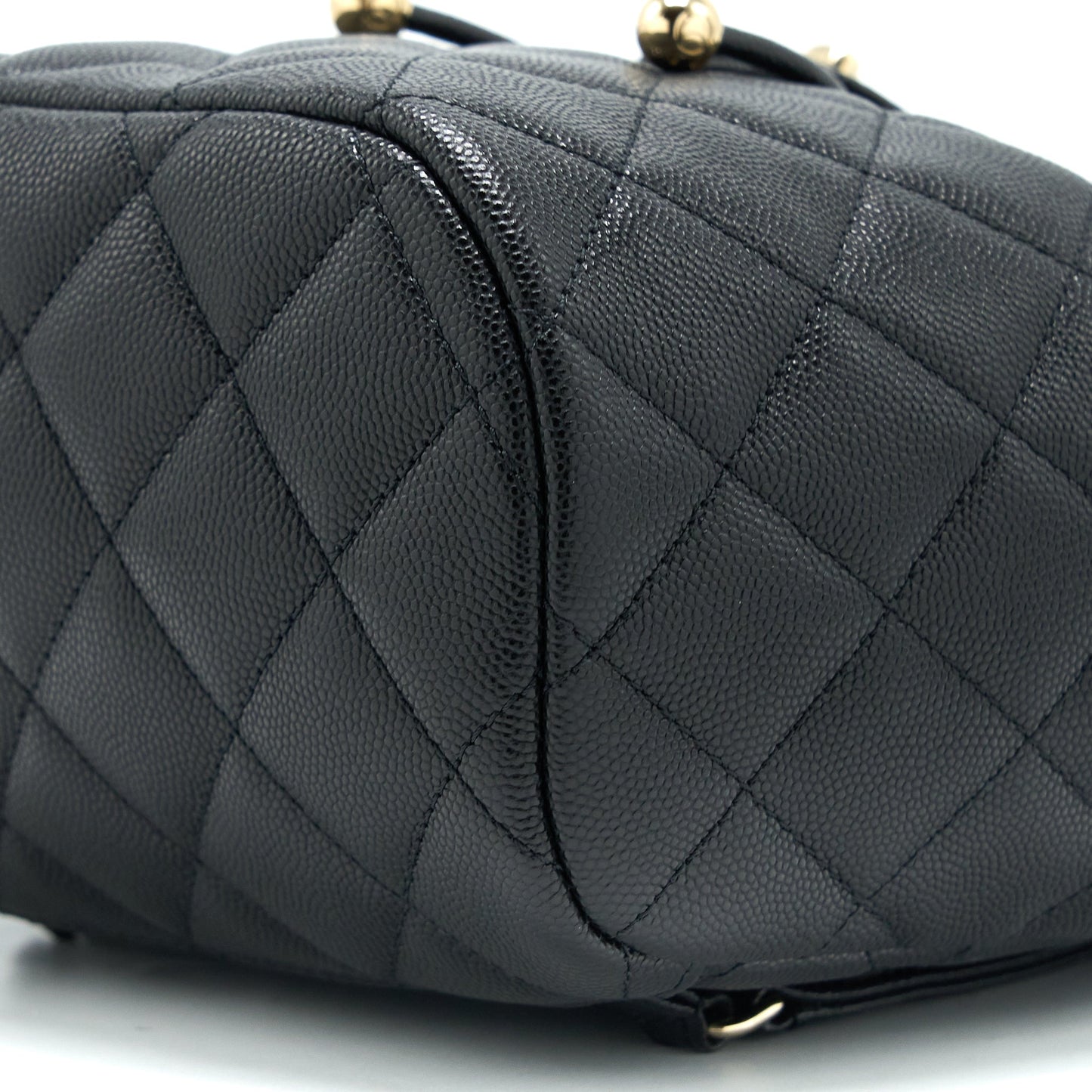 Chanel 23p Mini Flap Backpack Caviar Black L (Microchip)