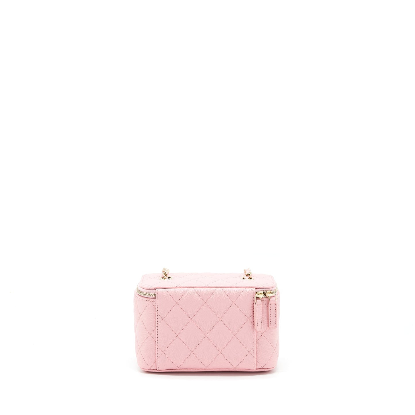 Chanel 22C Long Vanity with Chain Caviar Light Pink L