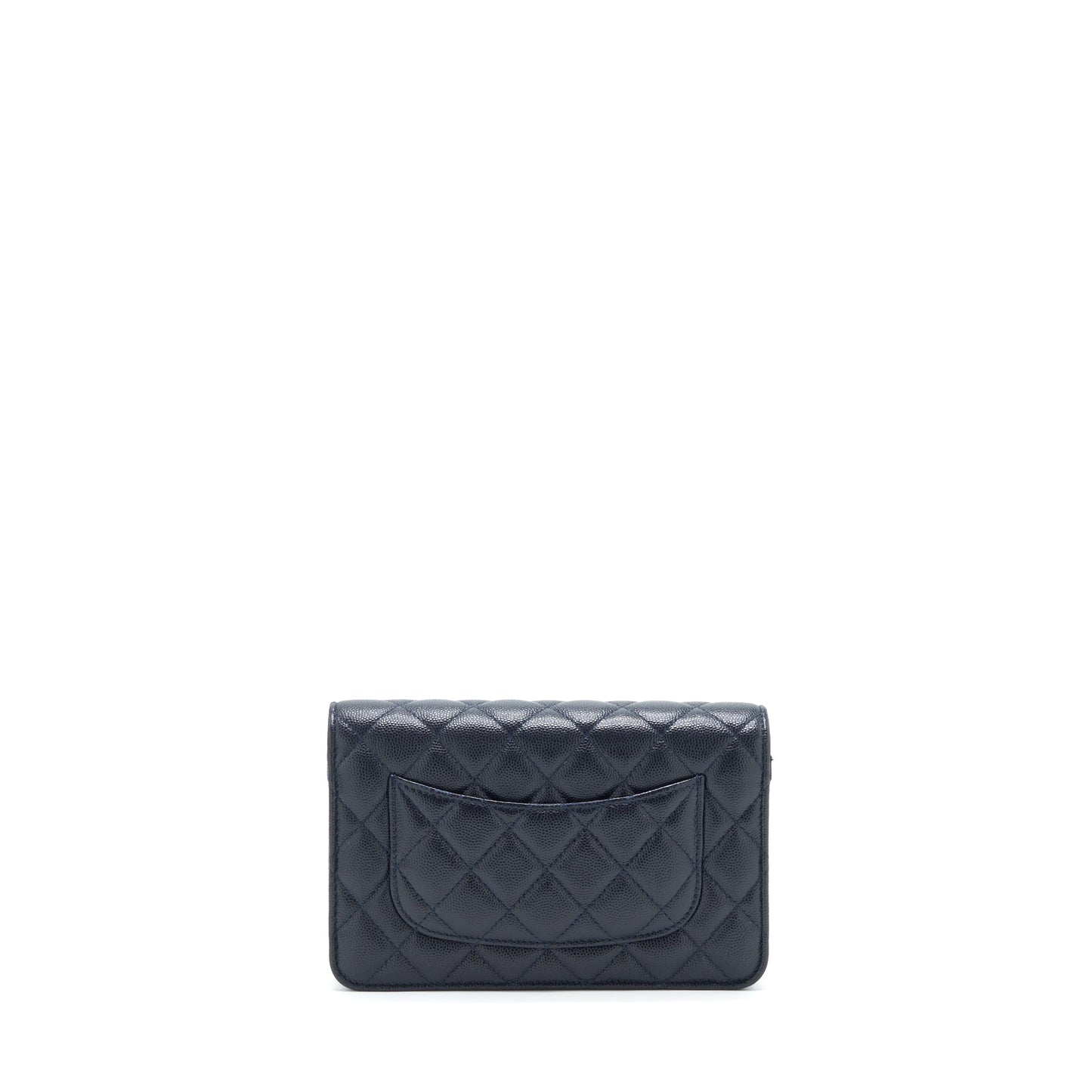 Chanel Classic Wallet On Chain Caviar Navy L
