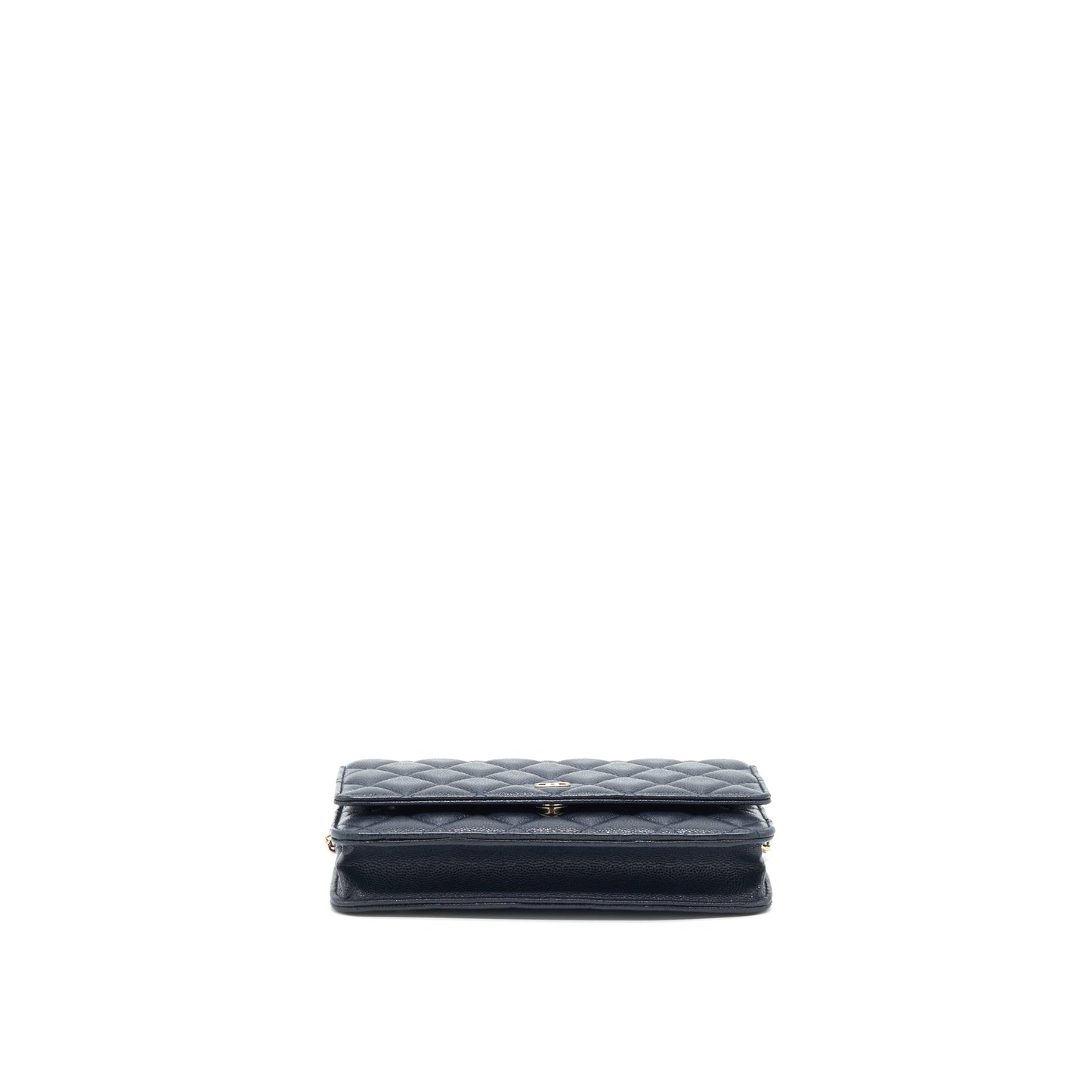 Chanel Classic Wallet On Chain Caviar Navy L