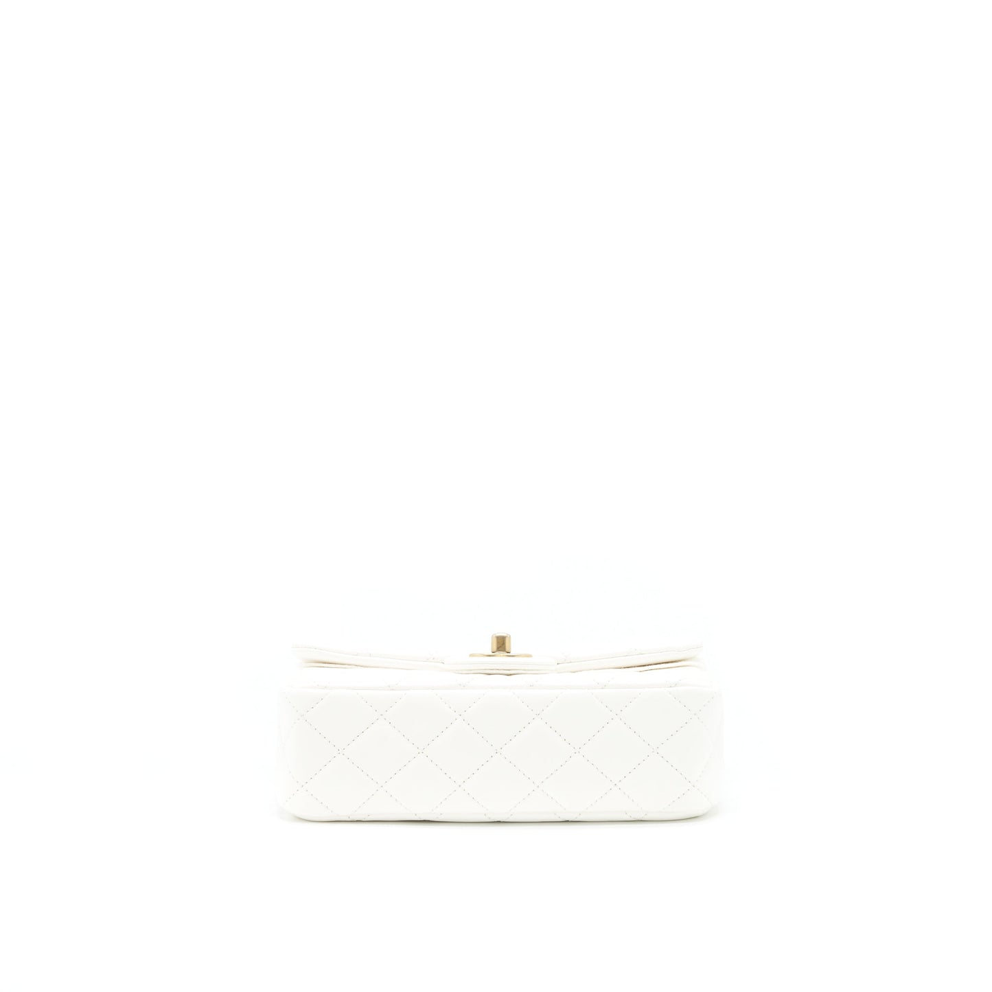 Chanel Mini Rectangular Pearl Crush White