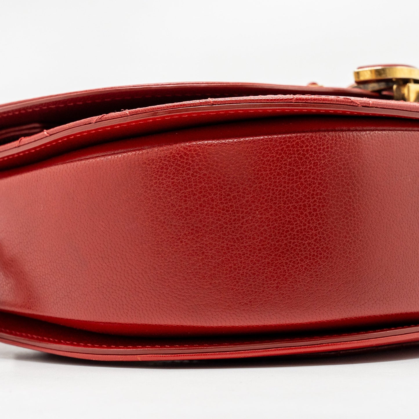 Chanel Medium Coco Curve Flap Bag Calfskin Red