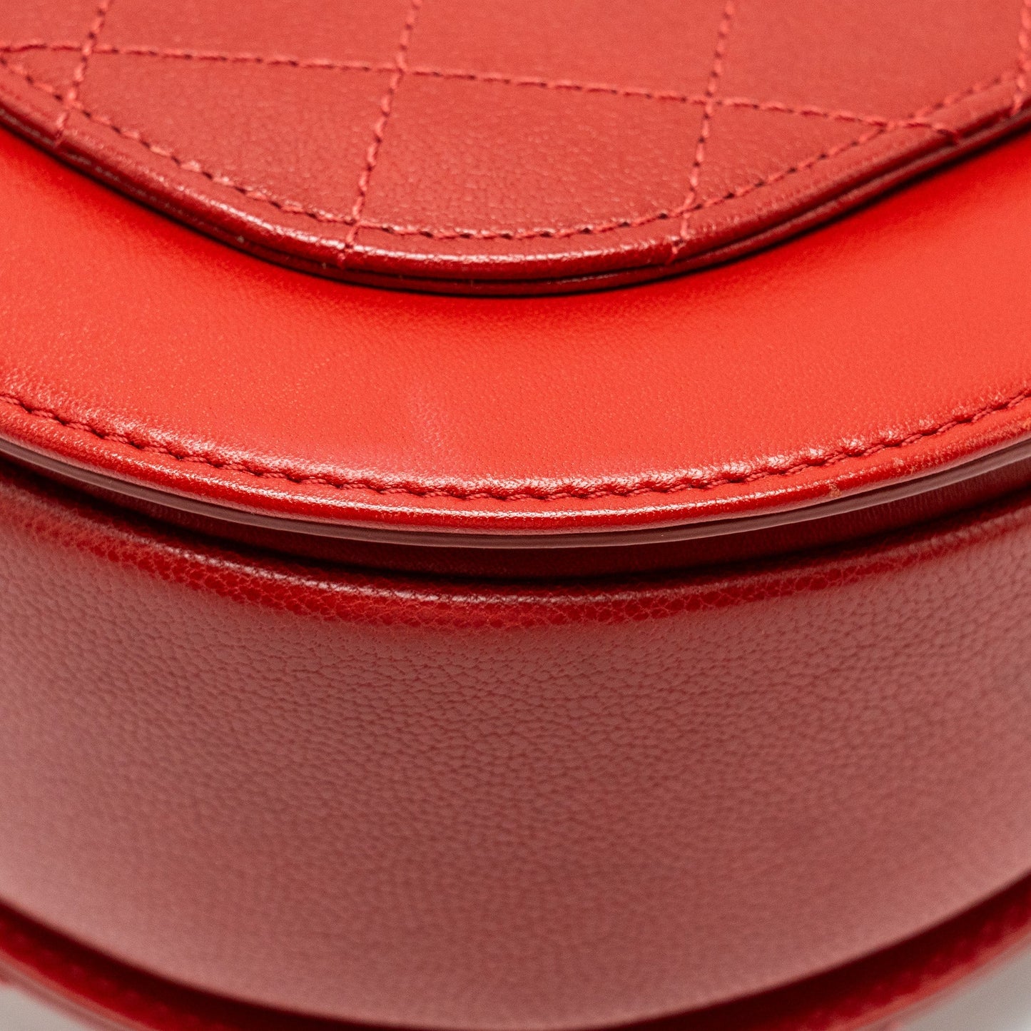 Chanel Medium Coco Curve Flap Bag Calfskin Red