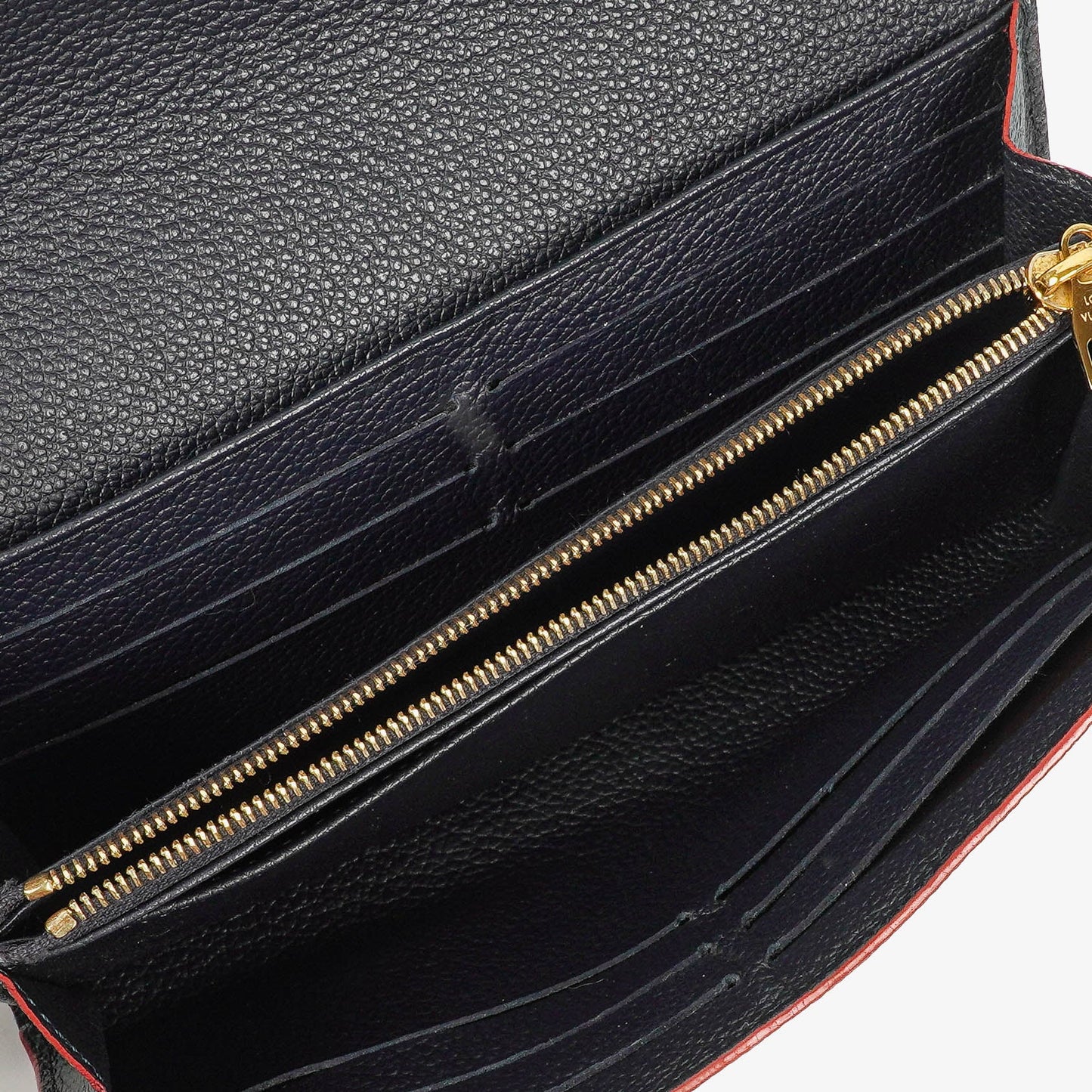Louis Vuitton Sarah Empreinte Marine Rouge Wallet