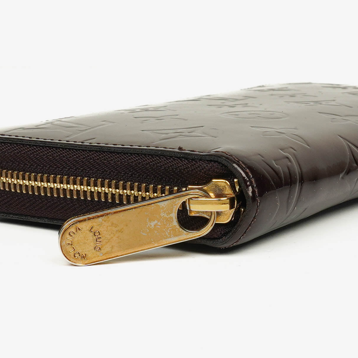 Louis Vuitton Amarante Vernis Zippy Wallet