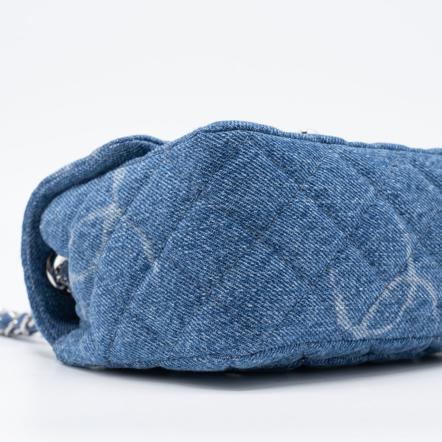 Chanel Mini Square Flap Bag Denim