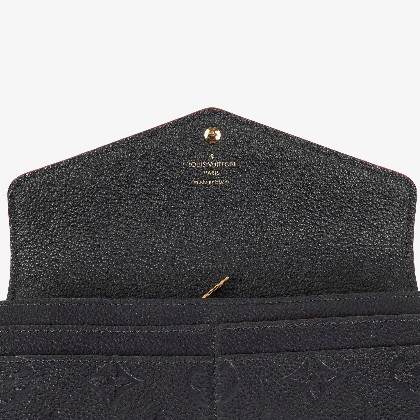 Louis Vuitton Sarah Empreinte Marine Rouge Wallet