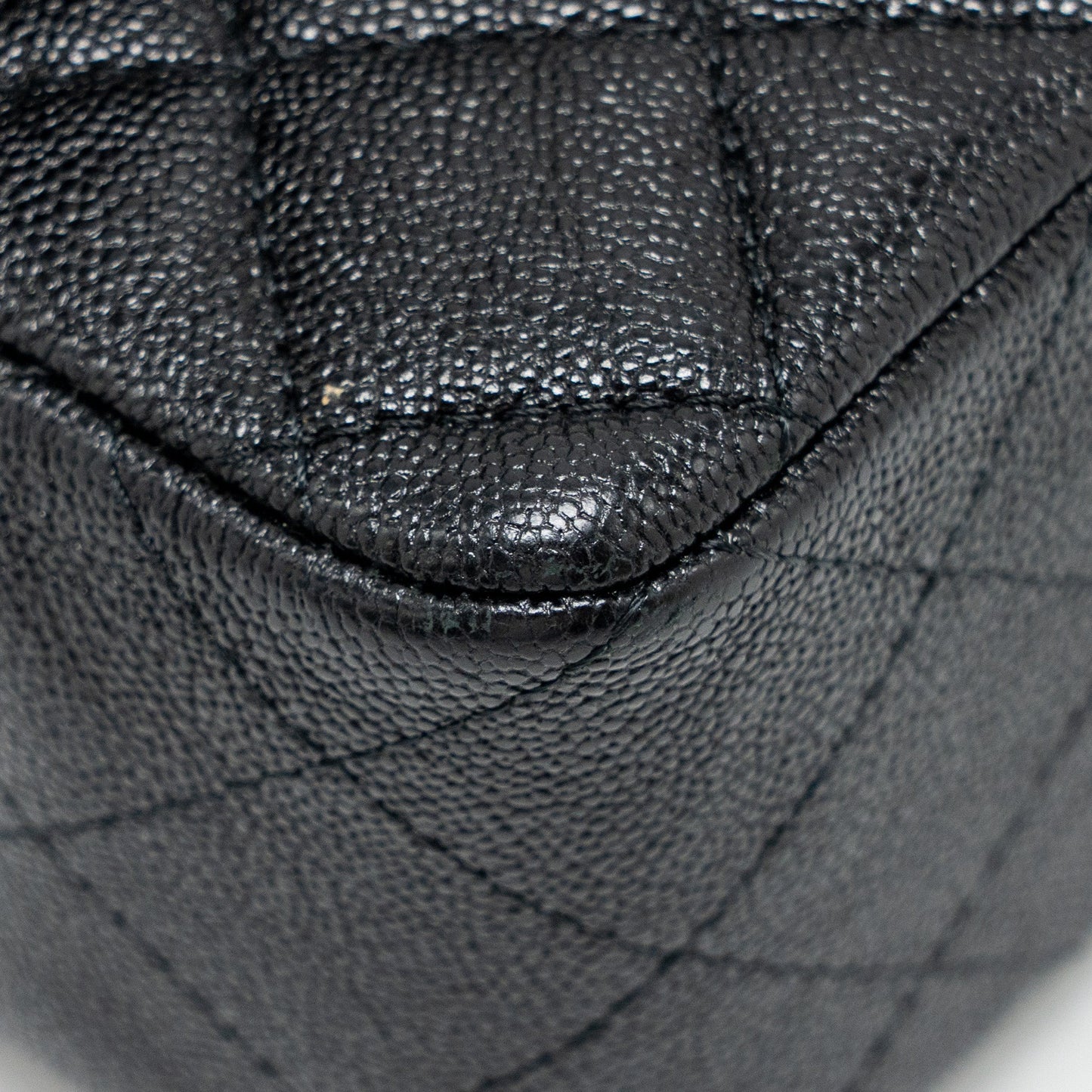 Chanel Top Handle Mini Rectangular Flap Bag Caviar BLACK