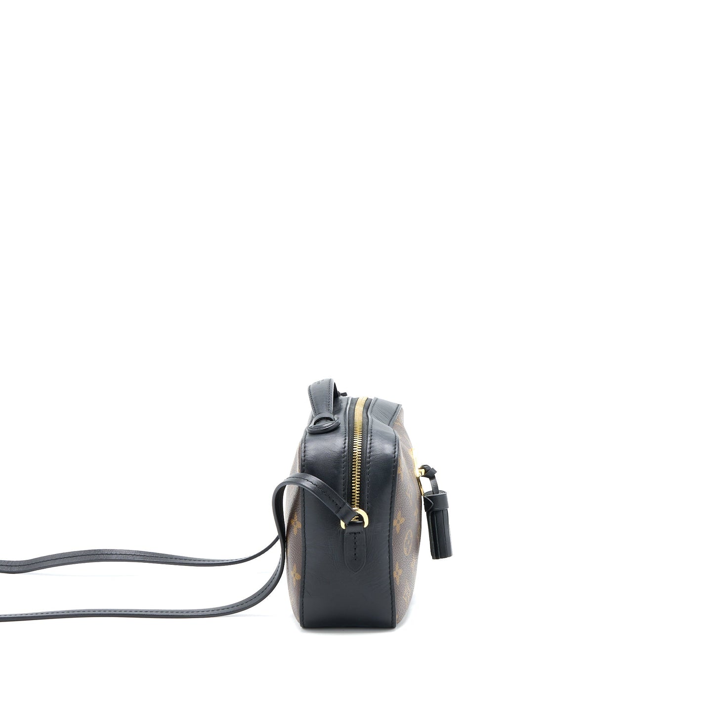 Louis Vuitton Crossbody Camera Bag Monogram Canvas/Black Leather GHW