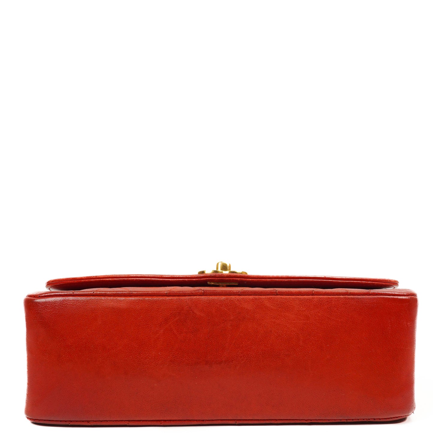 Chanel  Small Diana Flap Bag Red Quilted Leather 24K Gold-Plated Hardware