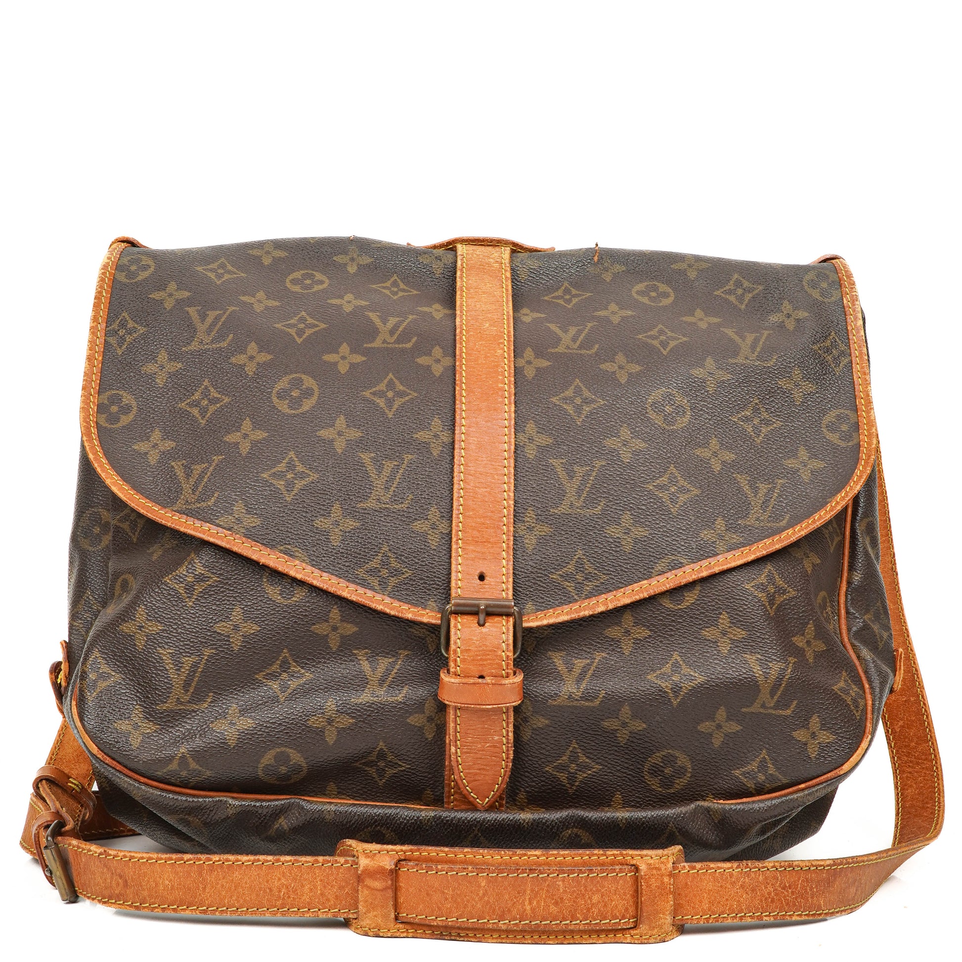 Louis Vuitton Saumur 35 Monogram Canvas Shouder Bag