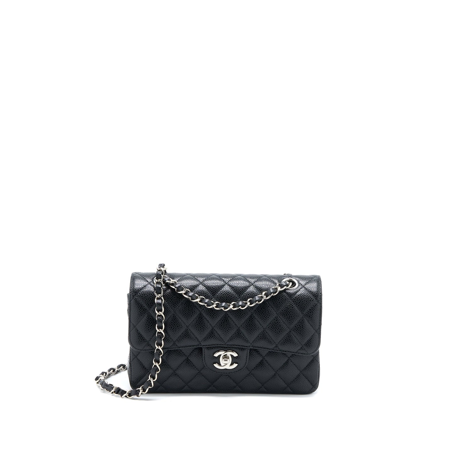 Chanel Small Classic Flap Bag Caviar Black