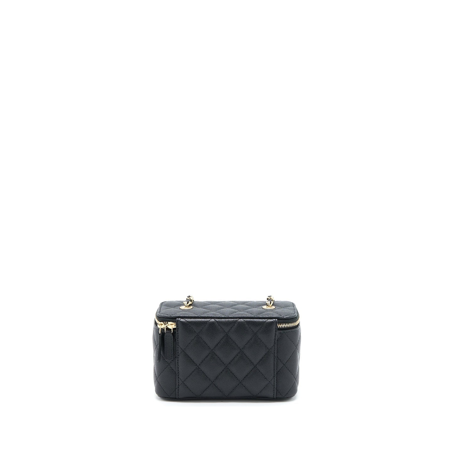 Chanel Long Vanity Case Caviar Black L (Microchip)