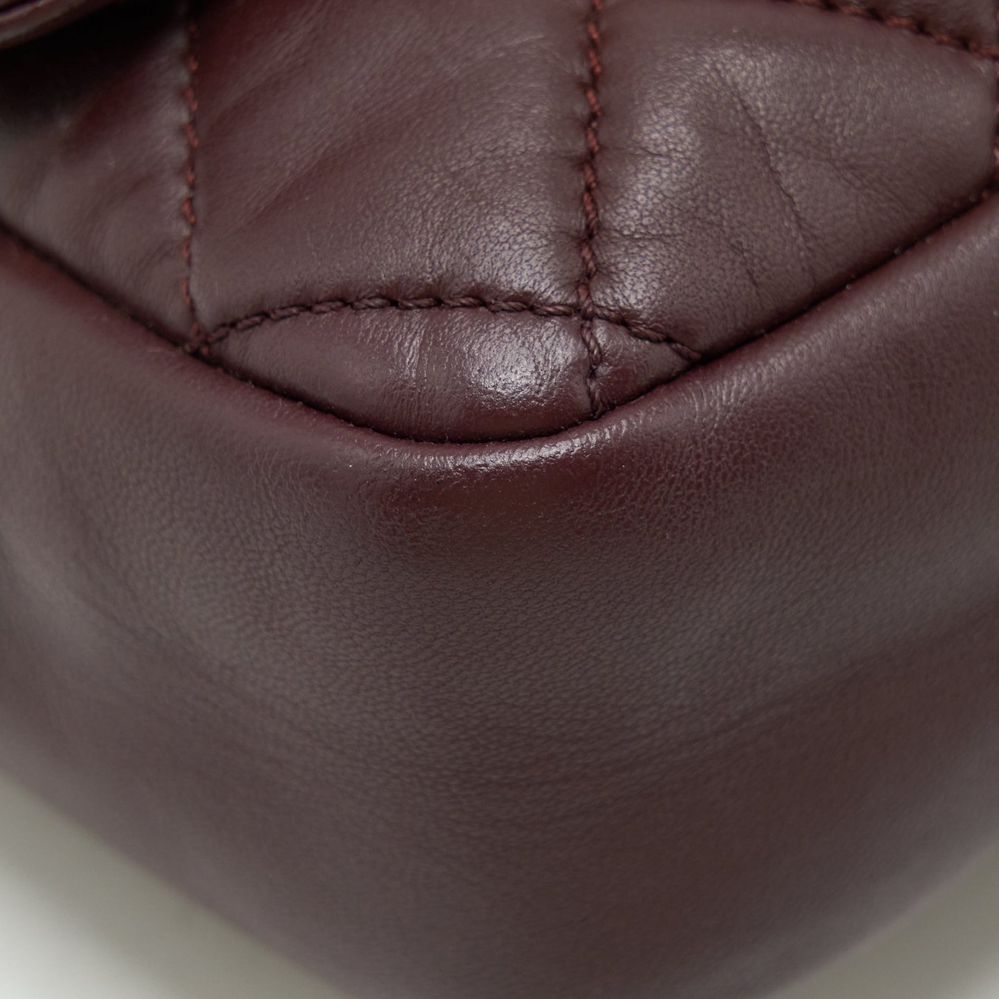 Chanel Coco Rain Flap Bag Lambskin Burgundy