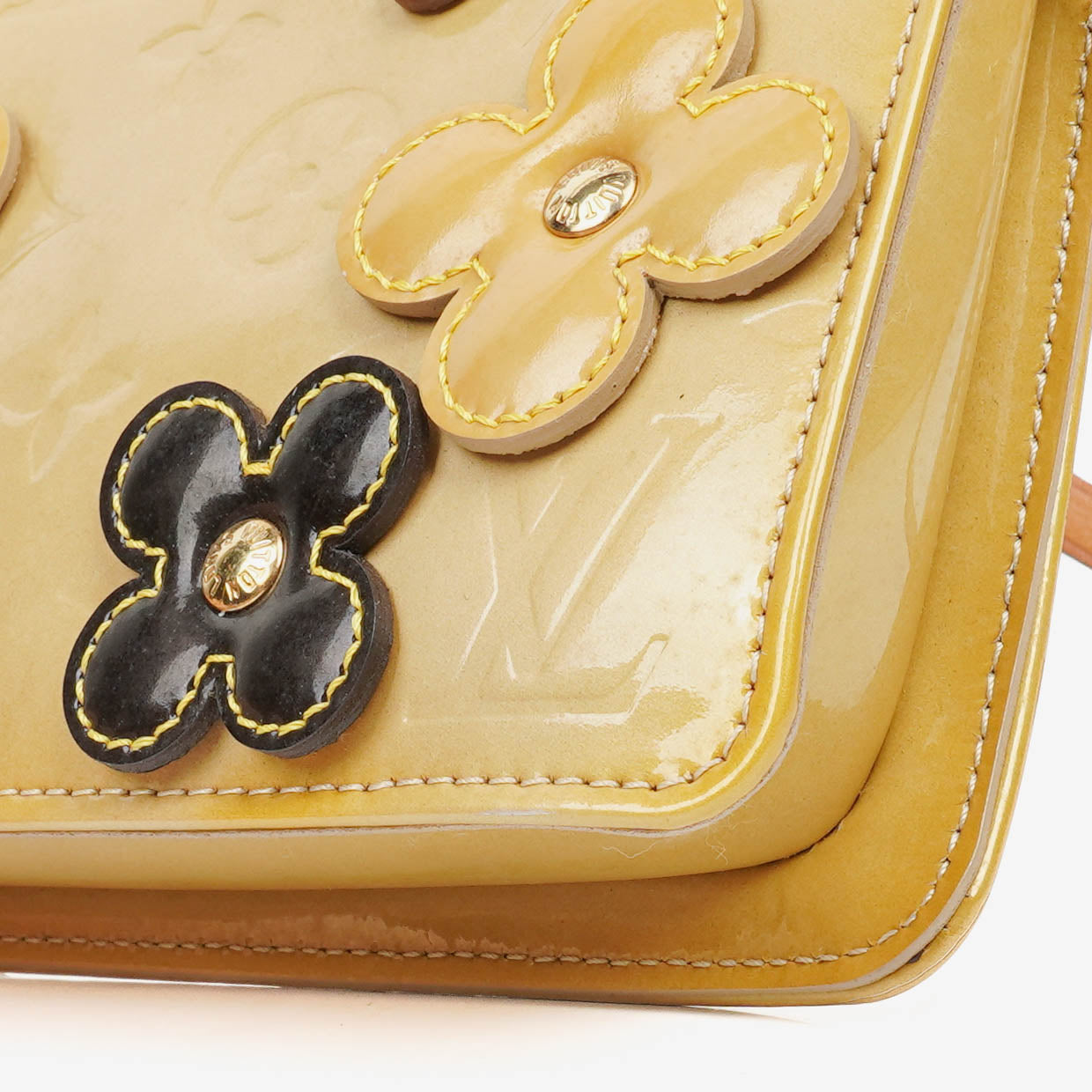 Louis Vuitton Vernis Lexington Fleurs Pochette