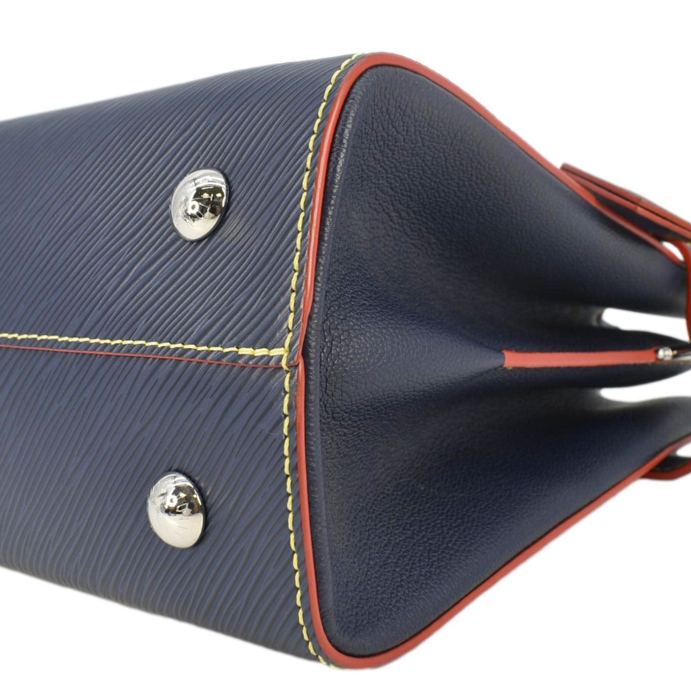 LOUIS VUITTON Twist Epi Leather 2Way Tote Bag Indigo
