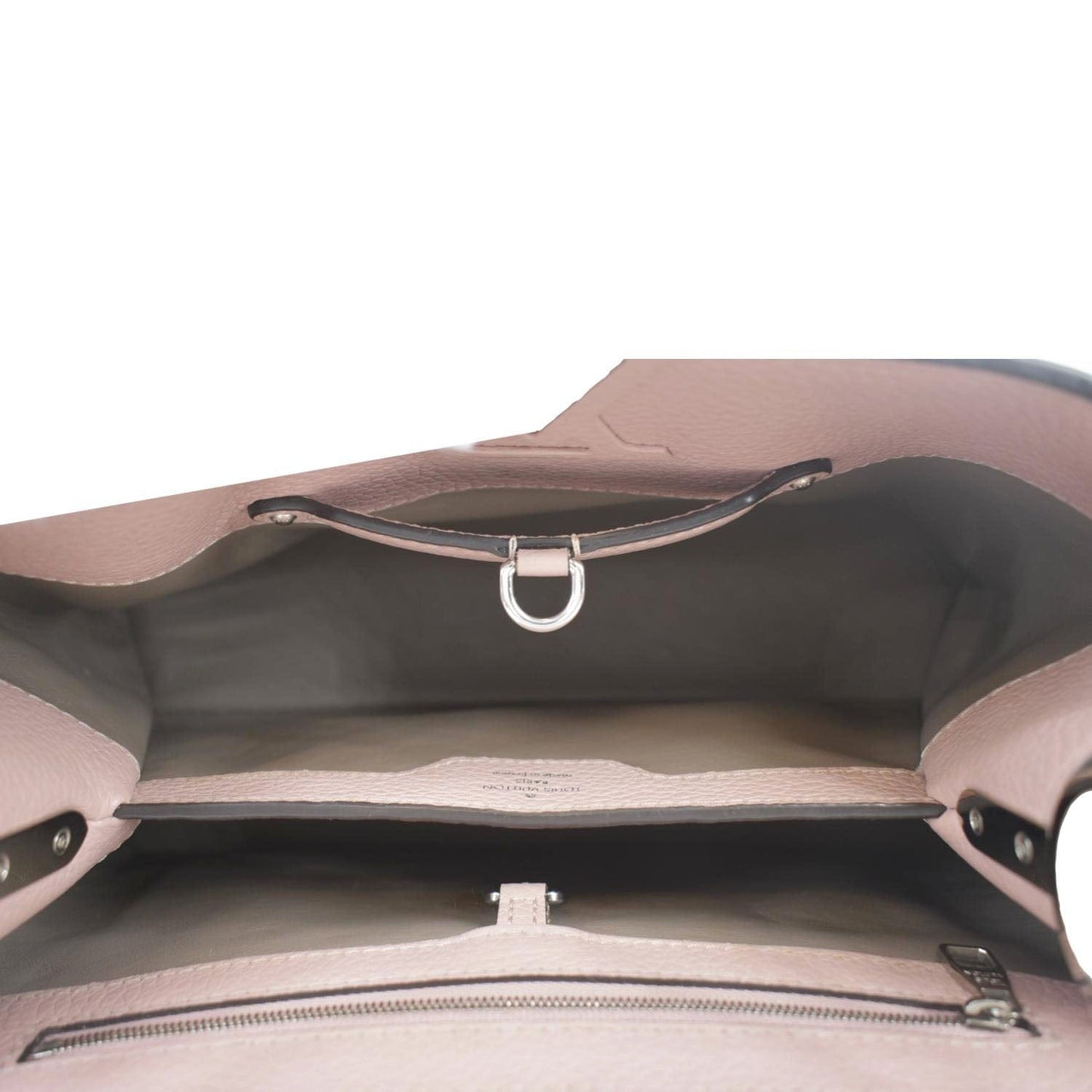 LOUIS VUITTON Capucines MM Taurillon Leather Shoulder Bag Soft Pink