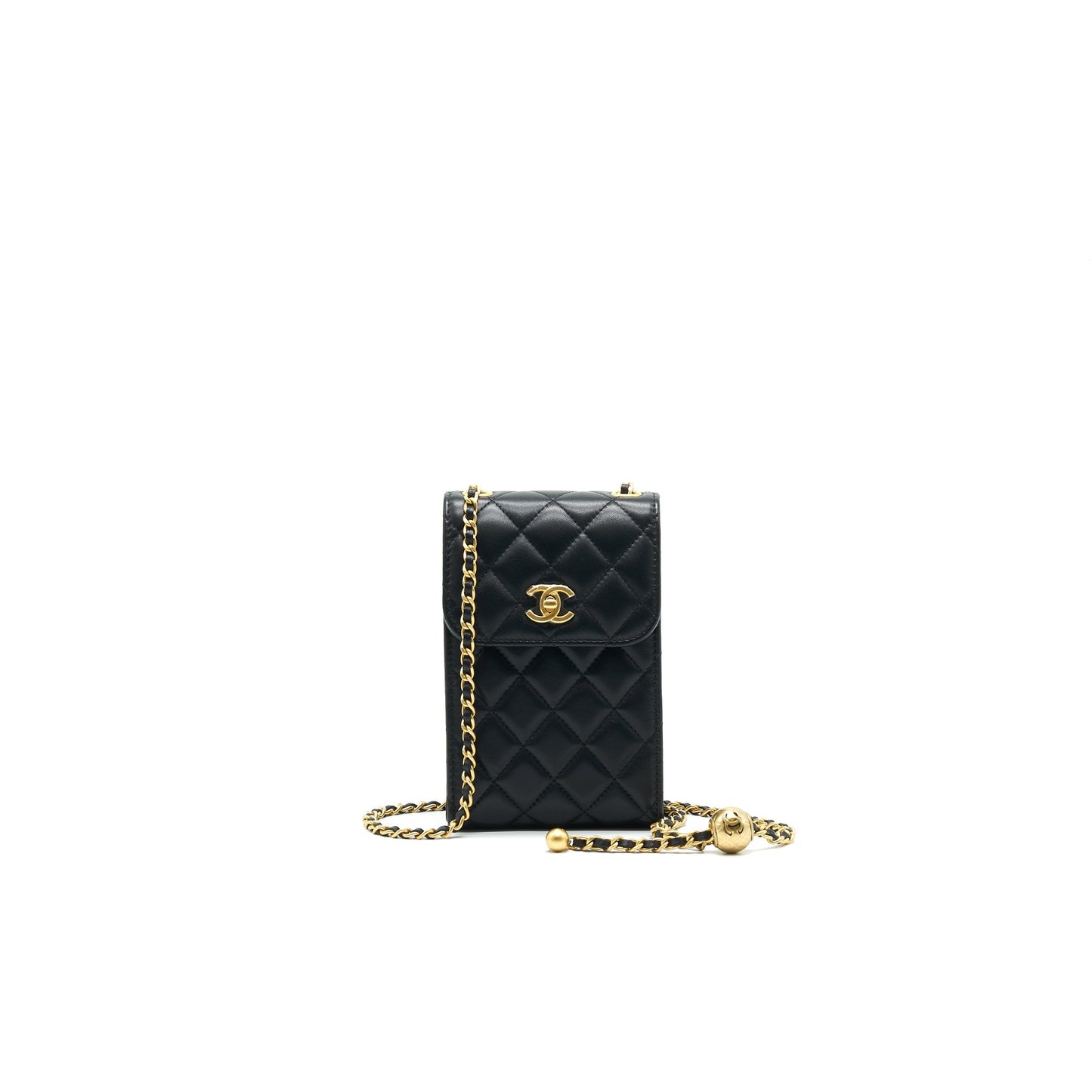 Chanel Pearl Crush Vertical Phone Holder Handbag