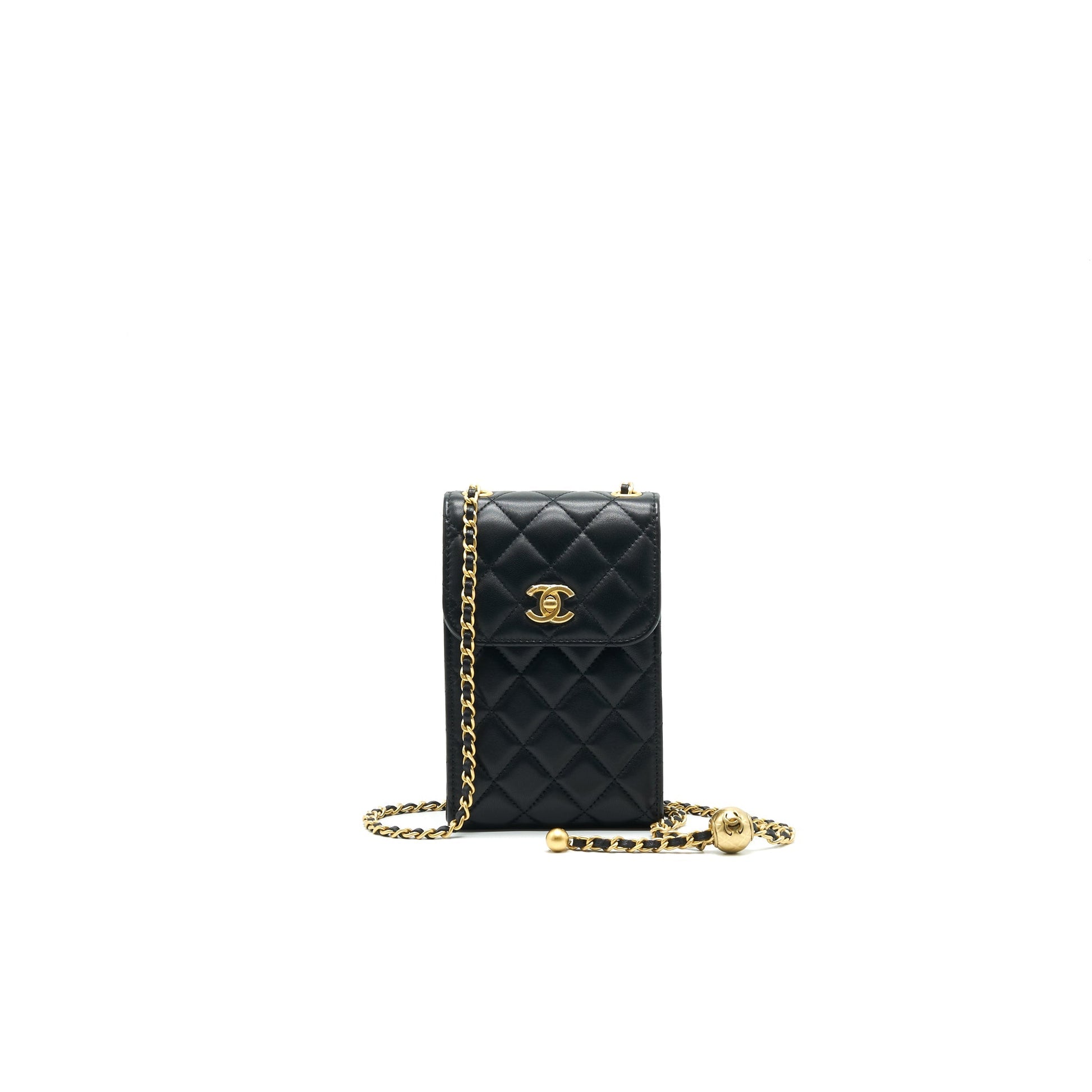 Chanel Pearl Crush Vertical Phone Holder Handbag