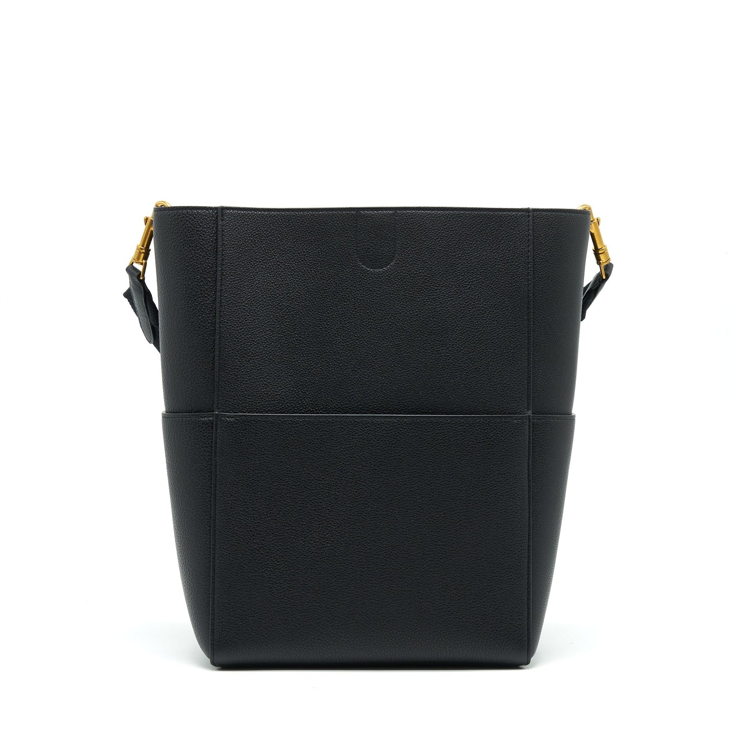 Celine Sangle Bucket Purse Black With