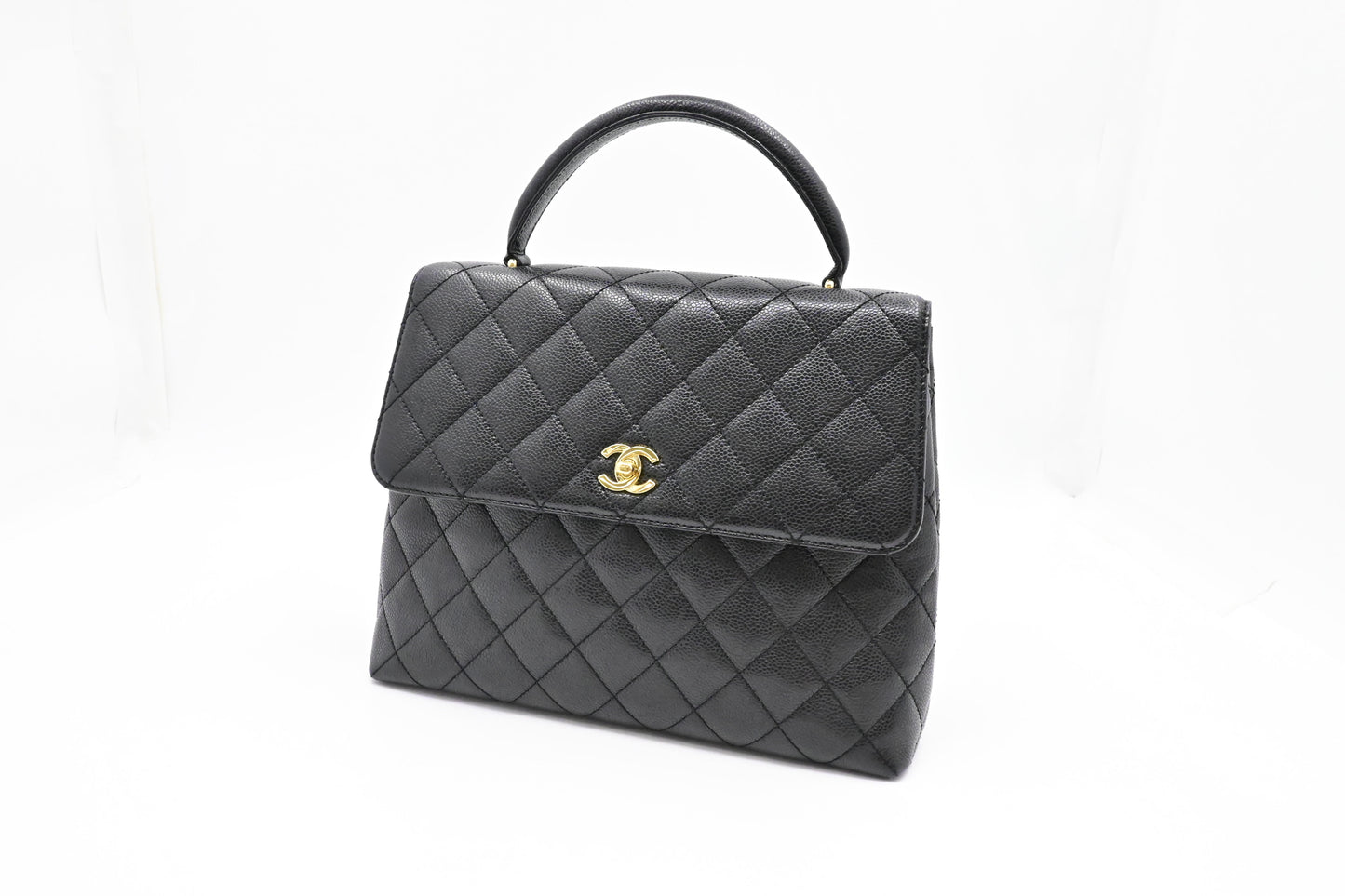 Chanel Kelly in Black Caviar Leather