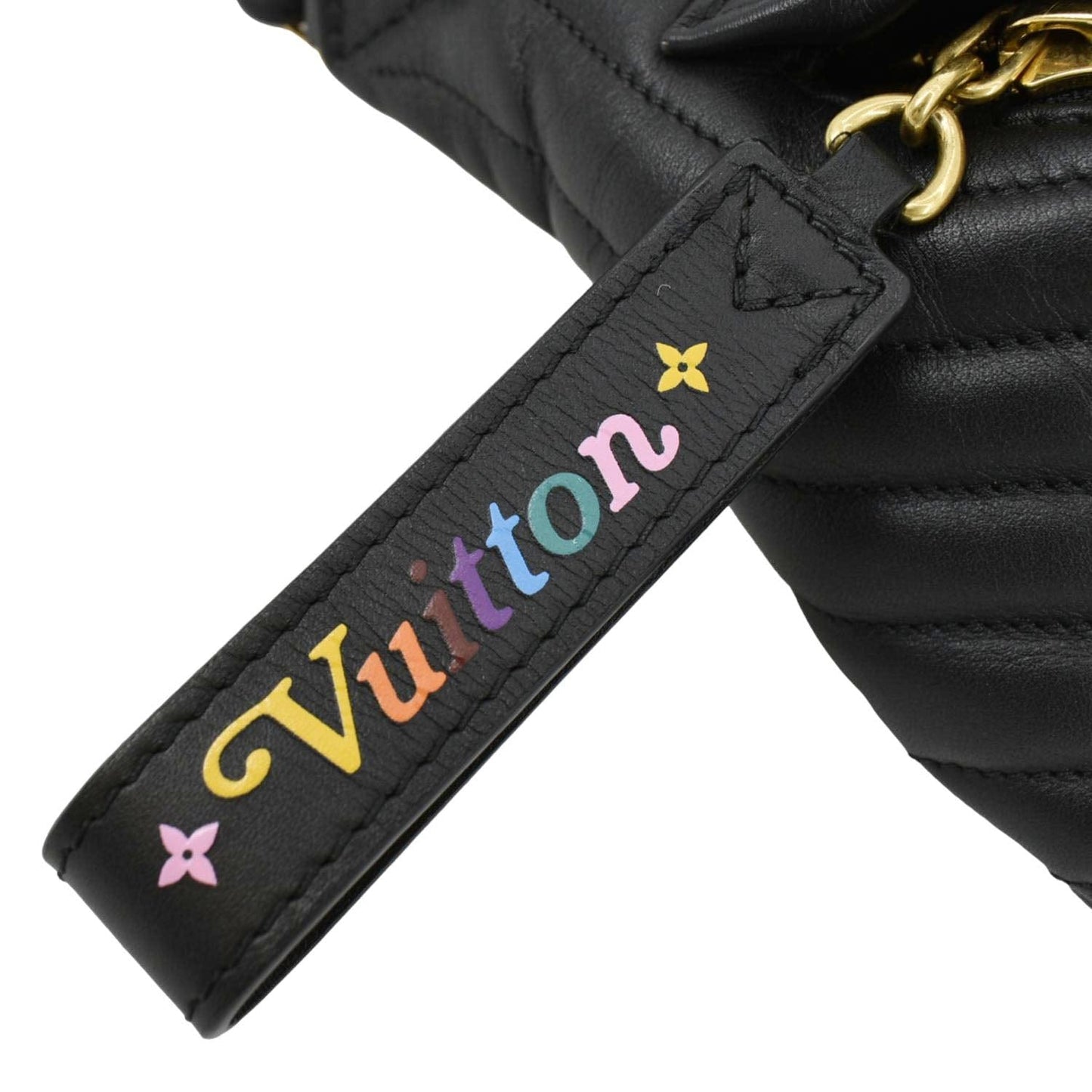 LOUIS VUITTON New Wave Quilted Leather Bumbag Black