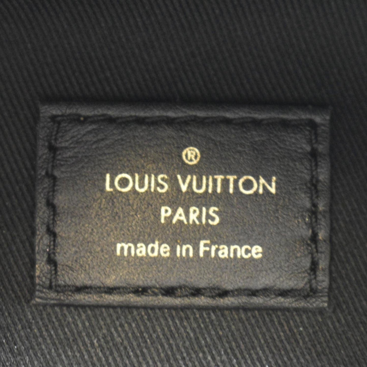 LOUIS VUITTON New Wave Quilted Leather Bumbag Black
