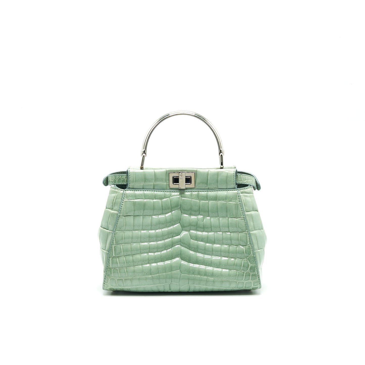 FENDI CROCODILE PEEKABOO ICONIC GREEN