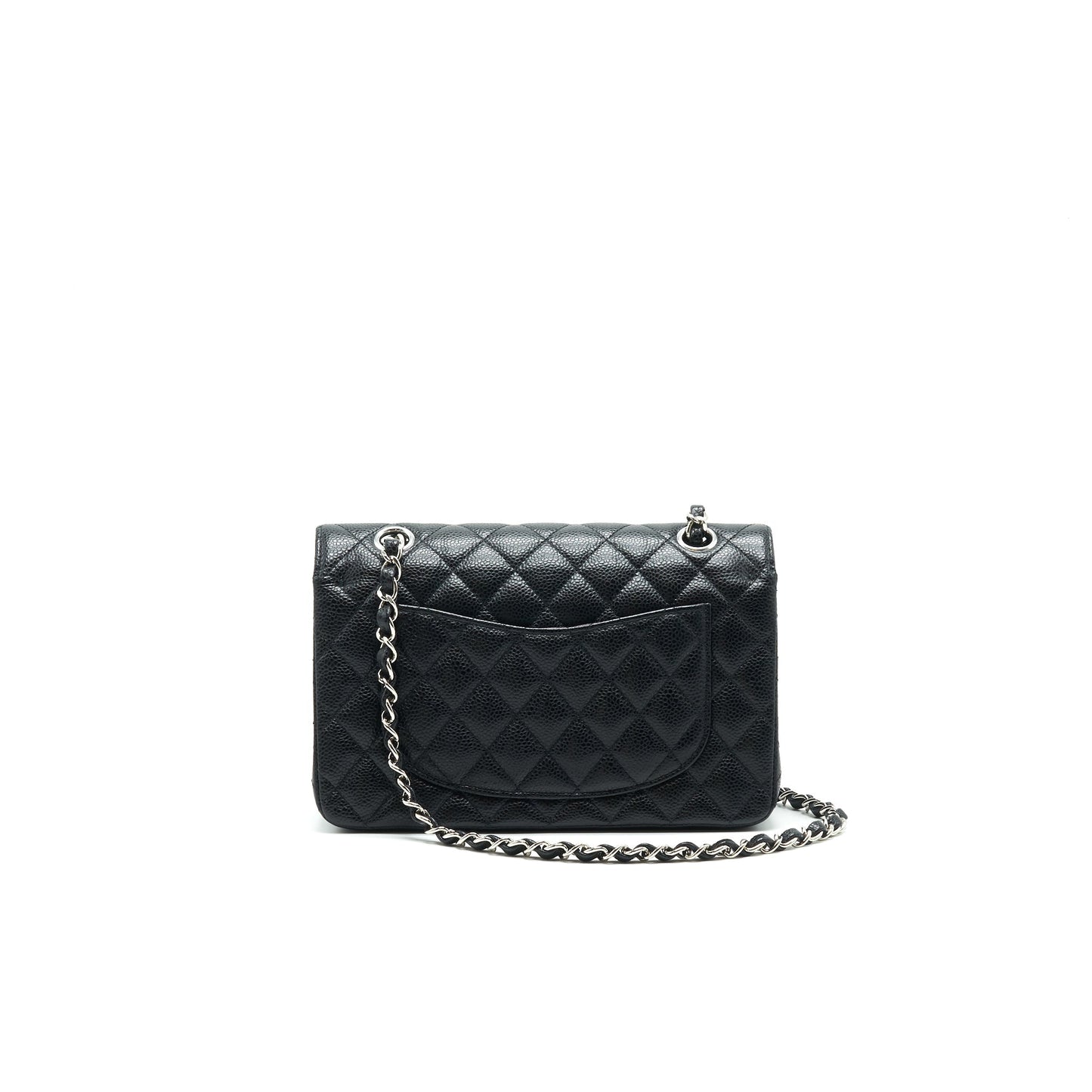 CHANEL CLASSIC SMALL DOUBLE FLAP CAVIAR Shoulder Bag