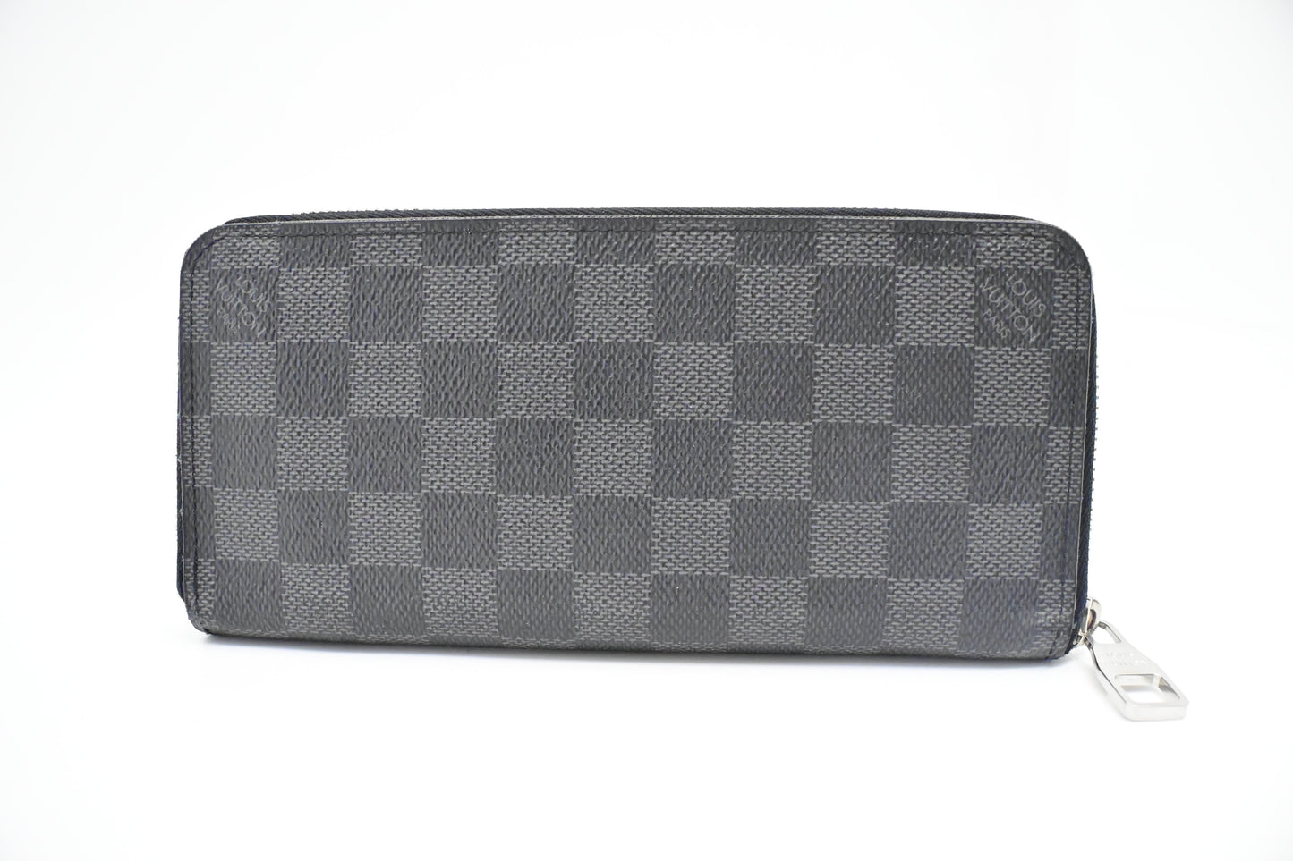 Louis Vuitton Vertical Zippy Wallet in Damier Graphite Canvas