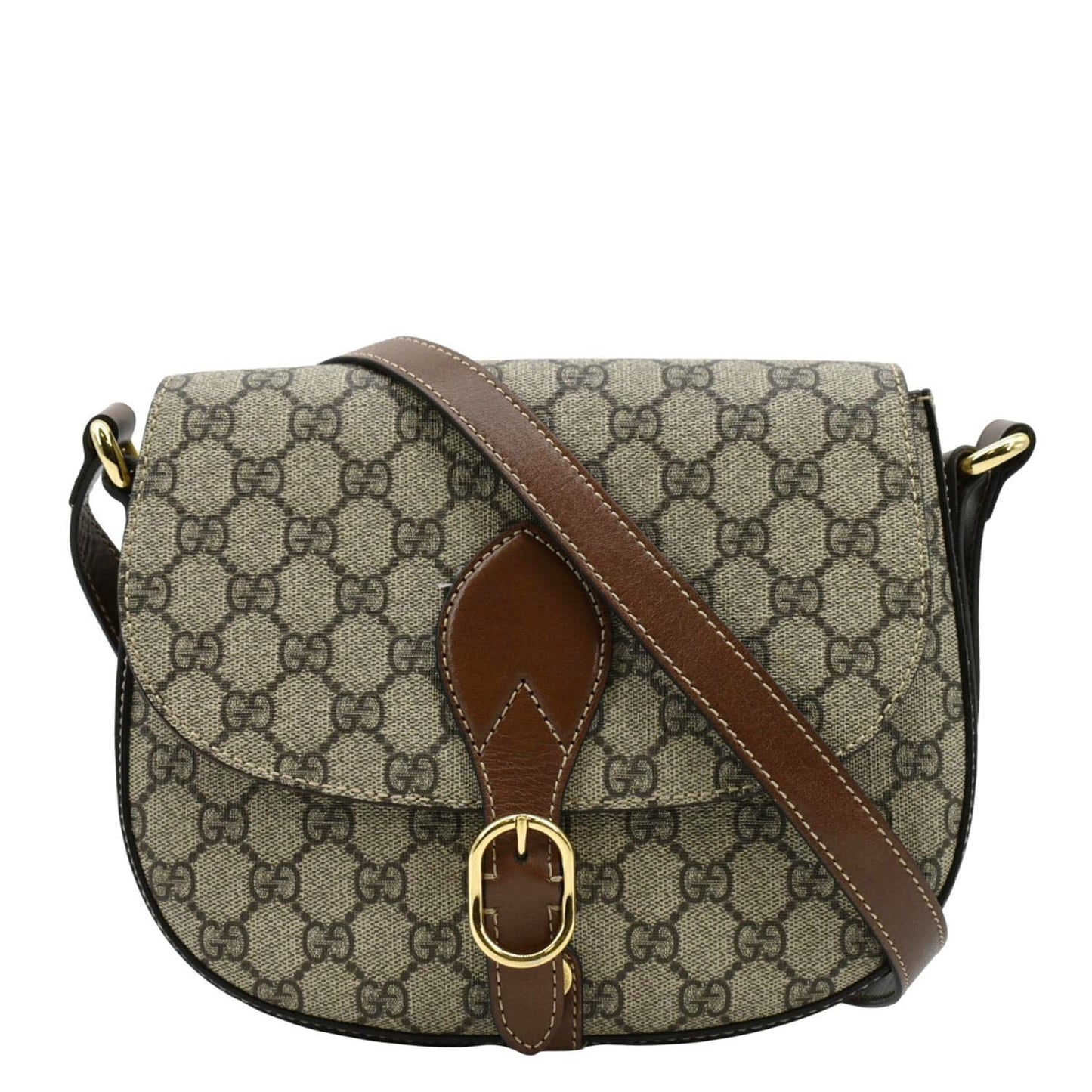 GUCCI Ophidia Small GG Canvas Messenger Bag Beige