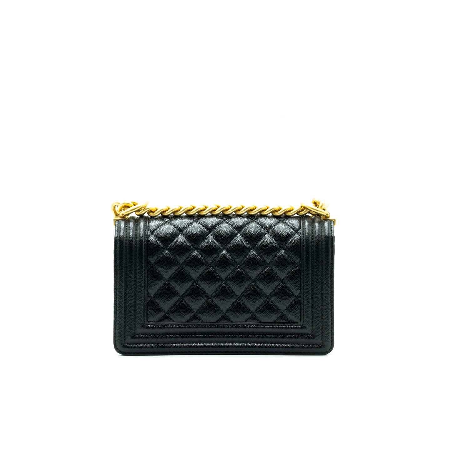 Chanel Small Leboy Cavier Black GHW Handbag