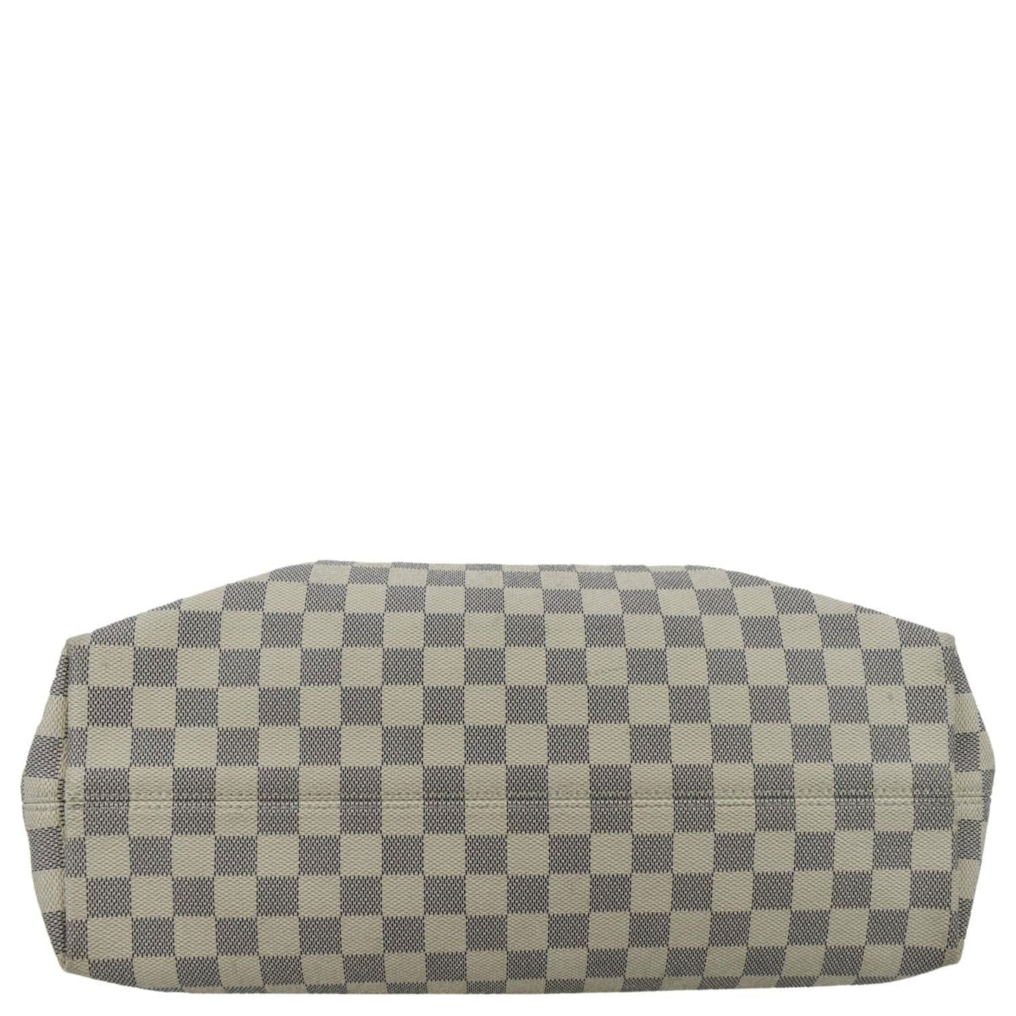 LOUIS VUITTON Graceful MM Damier Azur Shoulder Bag White