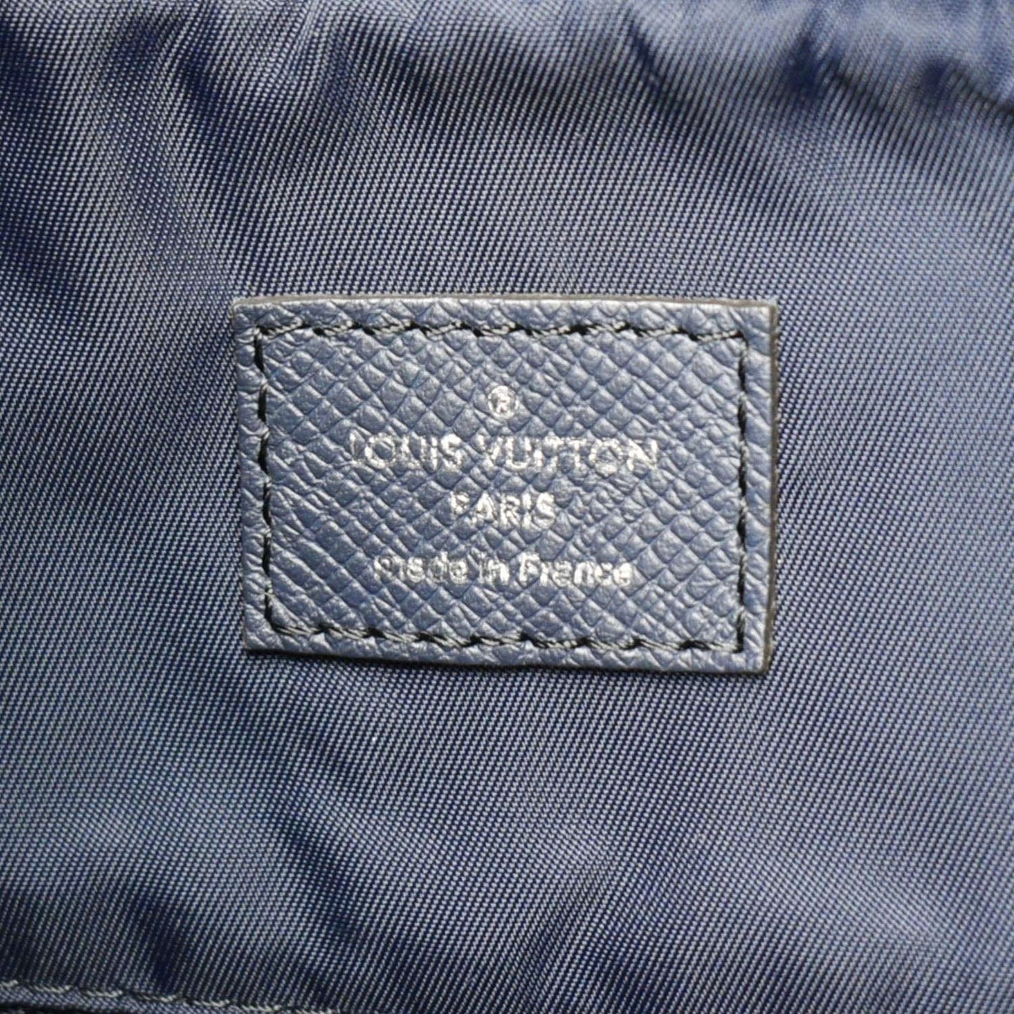 LOUIS VUITTON Matchpoint Damier Azur Backpack White