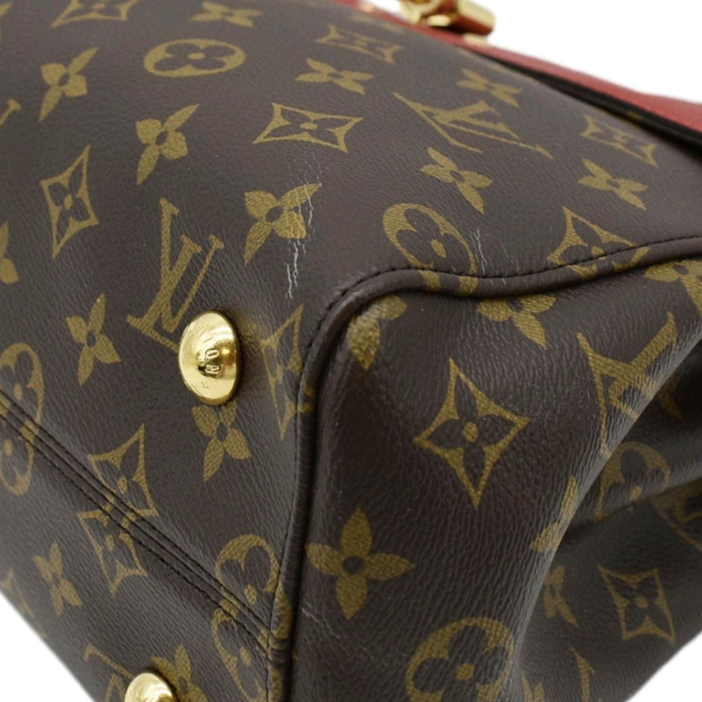 LOUIS VUITTON Venus Monogram Canvas 2way Shoulder Bag Cherry