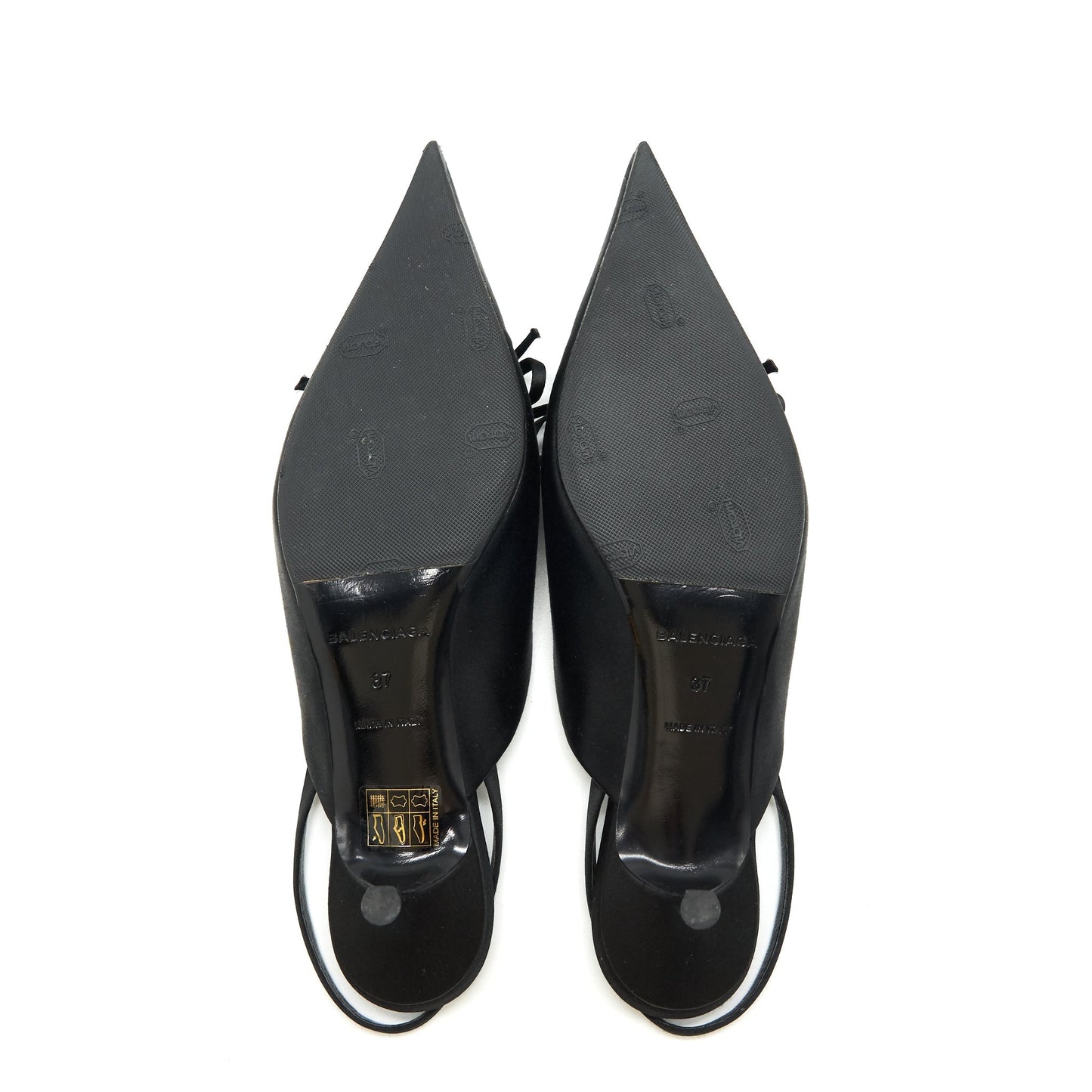 BALENCIAGA KNIFE SLINGBACK BLACK Size37