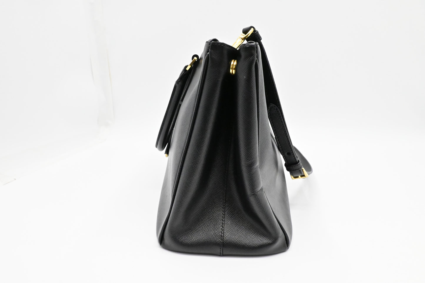 Prada Medium Galleria in Black Saffiano Leather