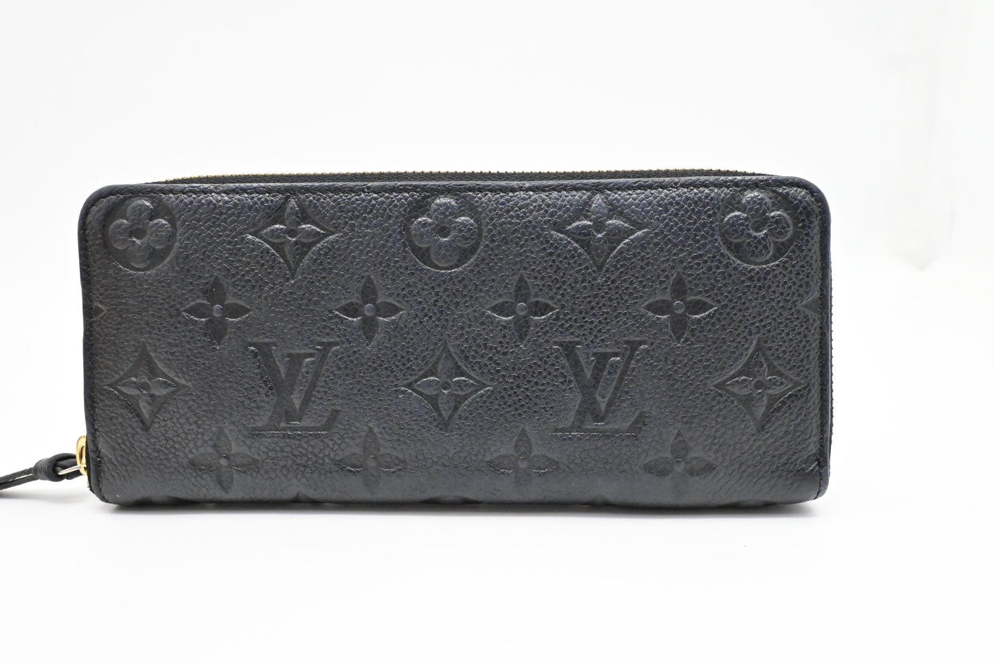 Louis Vuitton Clemence Wallet in Noir Empreinte Leather