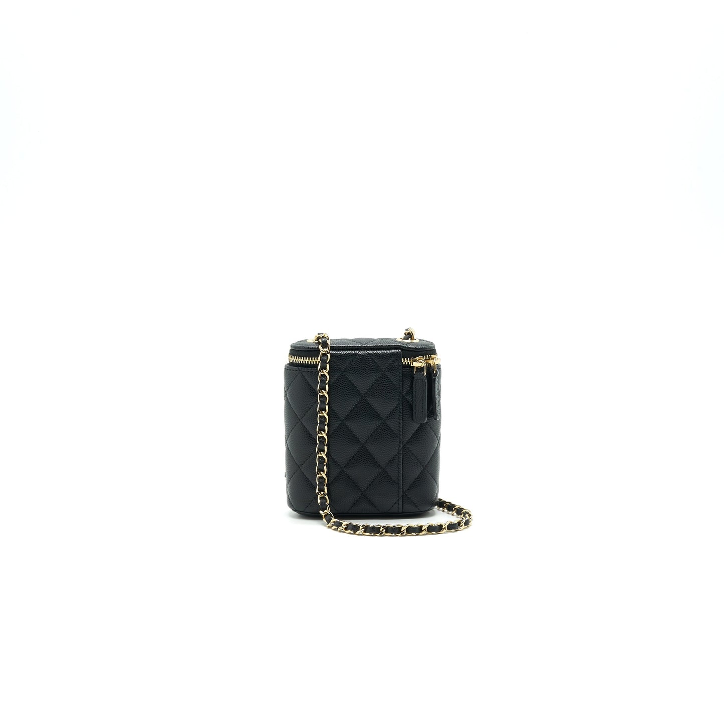 Chanel Long Vanity on Chain Caviar Black LGHW Handbag